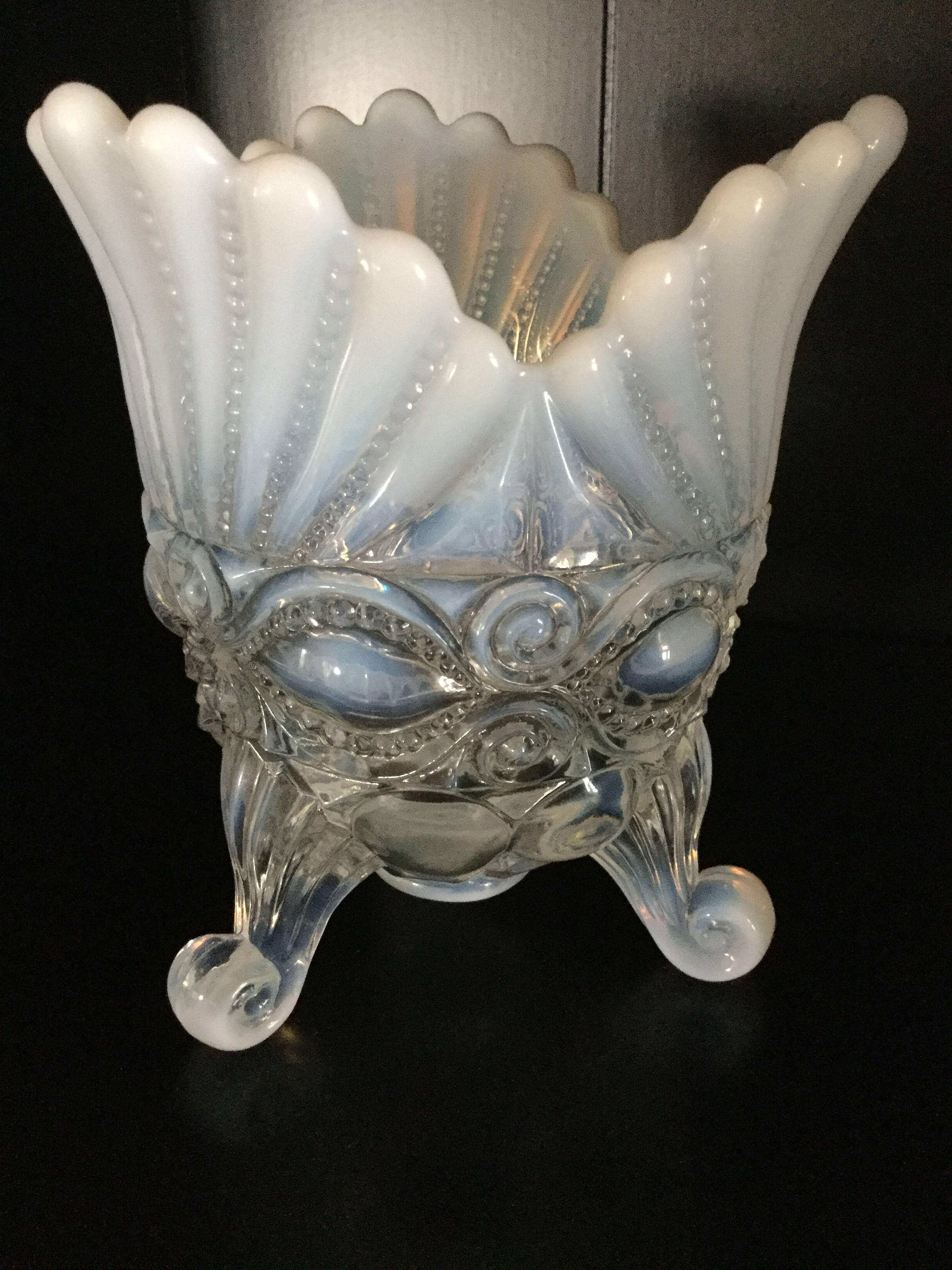 22 Trendy Fenton Opalescent Hobnail Vase 2024 free download fenton opalescent hobnail vase of believe to be either a northwood or a fenton opalescent footed etsy within dc29fc294c28ezoom
