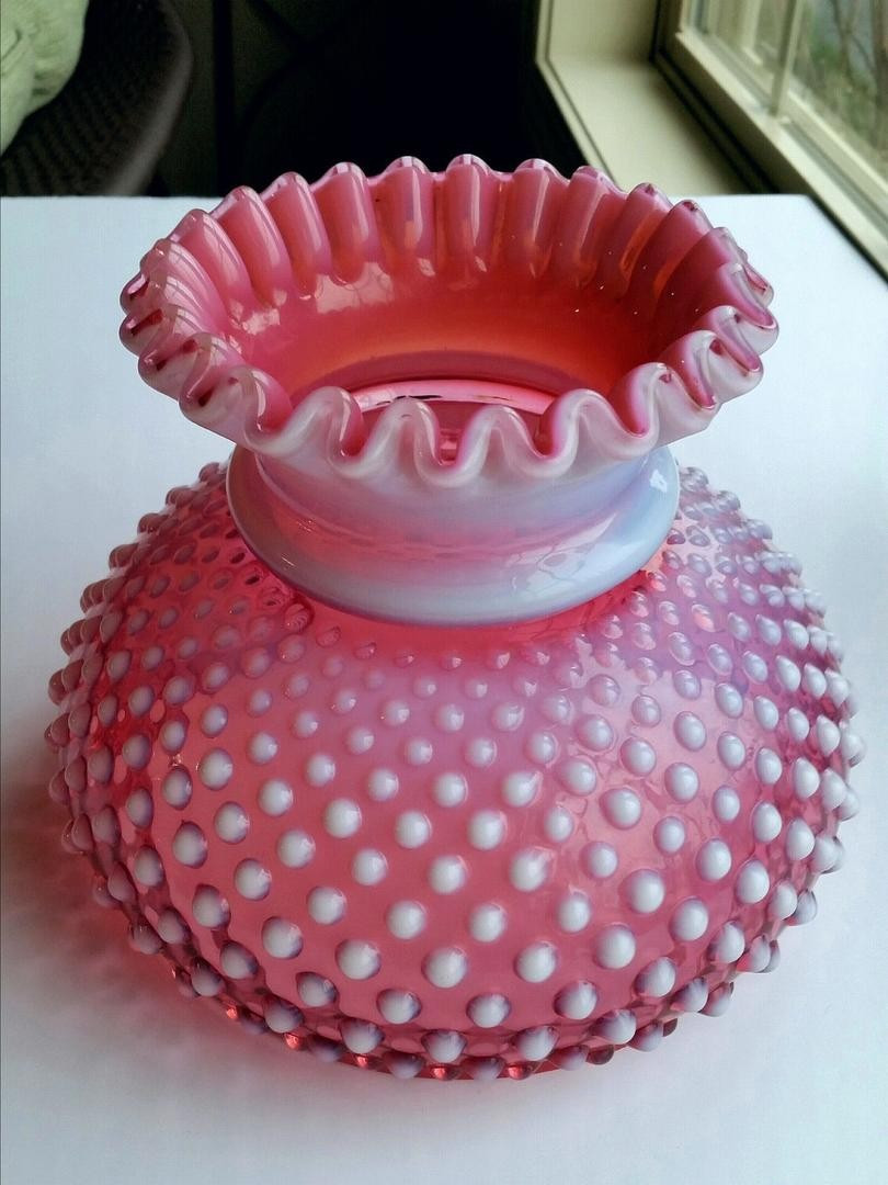 17 Spectacular Fenton Pink Glass Vase 2024 free download fenton pink glass vase of vintage fenton cranberry glass lamp shade hobnail opalescent intended for vintage fenton cranberry glass lamp shade hobnail opalescent 1793771370 1