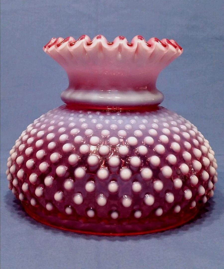 20 attractive Fenton Red Hobnail Vase 2024 free download fenton red hobnail vase of vintage fenton cranberry glass lamp shade hobnail opalescent pertaining to next