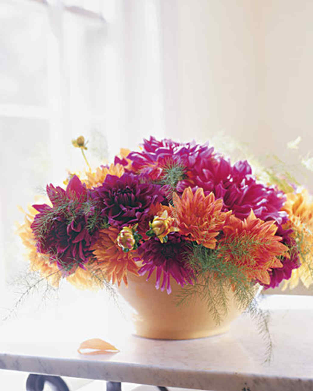 flower arrangements for tall narrow vases of marthas flower arranging secrets martha stewart throughout mla101098 0605 pink dahlia xl