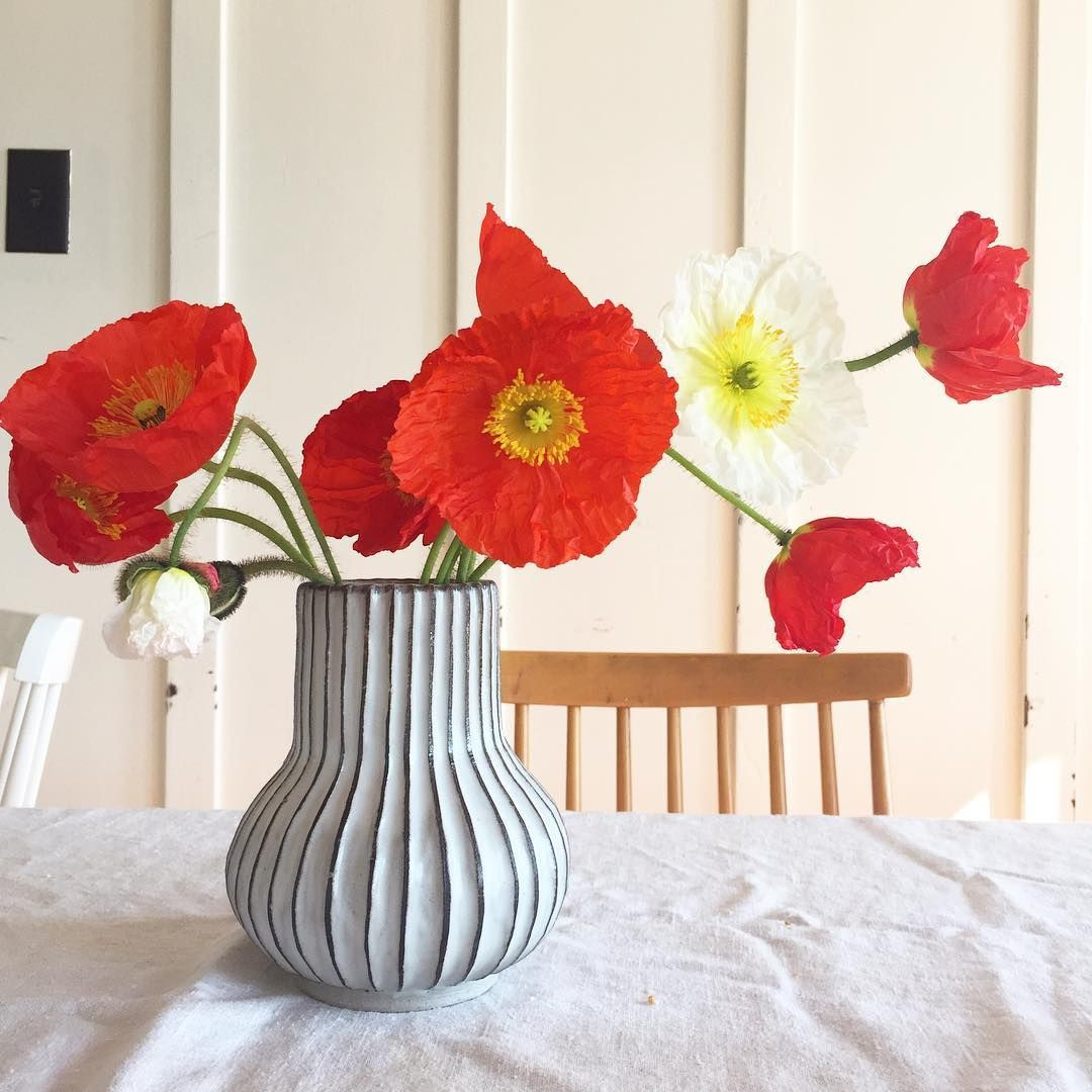 19 Recommended Flower Bulb Vase 2024 free download flower bulb vase of sunday morning ac298c280 poppies from biritesf down the street in my for poppies from biritesf down the street in my white with black lines vase pottery stoneware ceramic