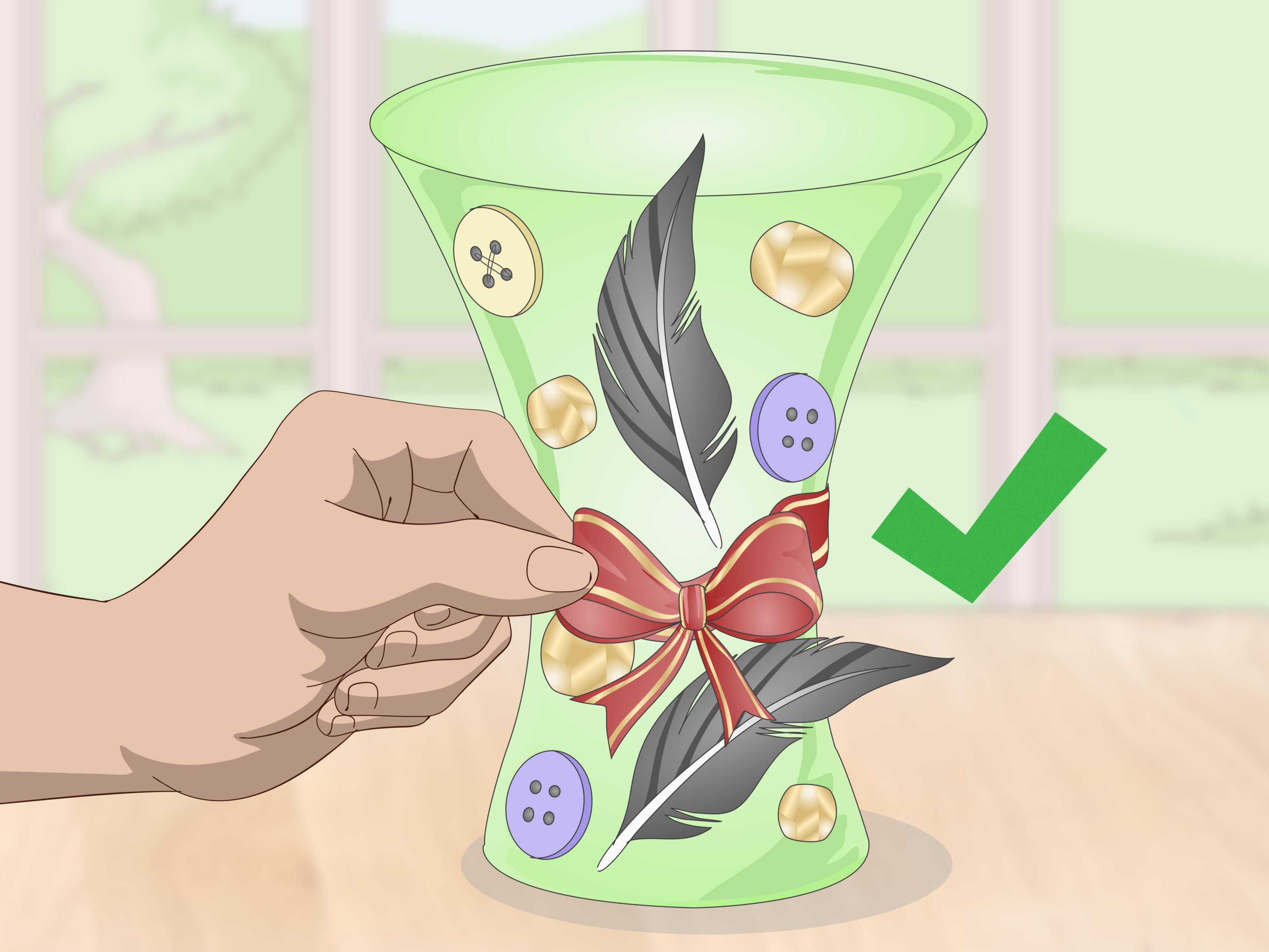 21 Cute Flower Vase Square 2024 free download flower vase square of 3 ways to decorate a flower vase with a ribbon wikihow in decorate a flower vase with a ribbon step 14