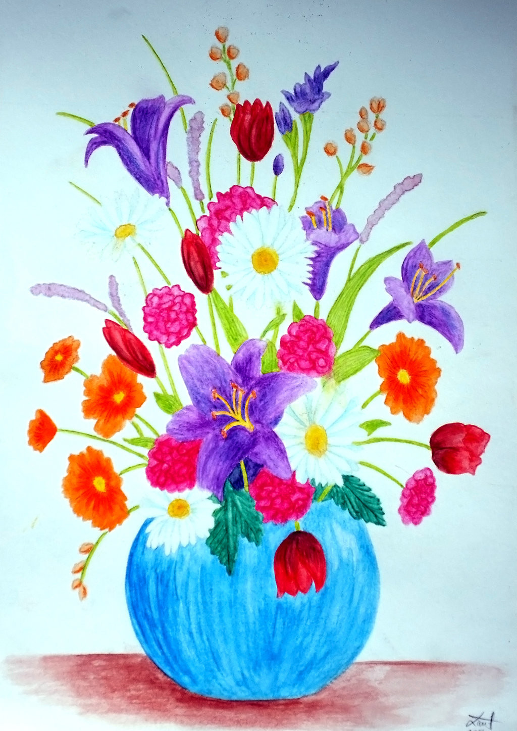 20 Stylish Flower Vase Watercolor 2024 free download flower vase watercolor of watercolor flowers in vase with regard to watercolor flower vase ii by vendoritza d80znh8