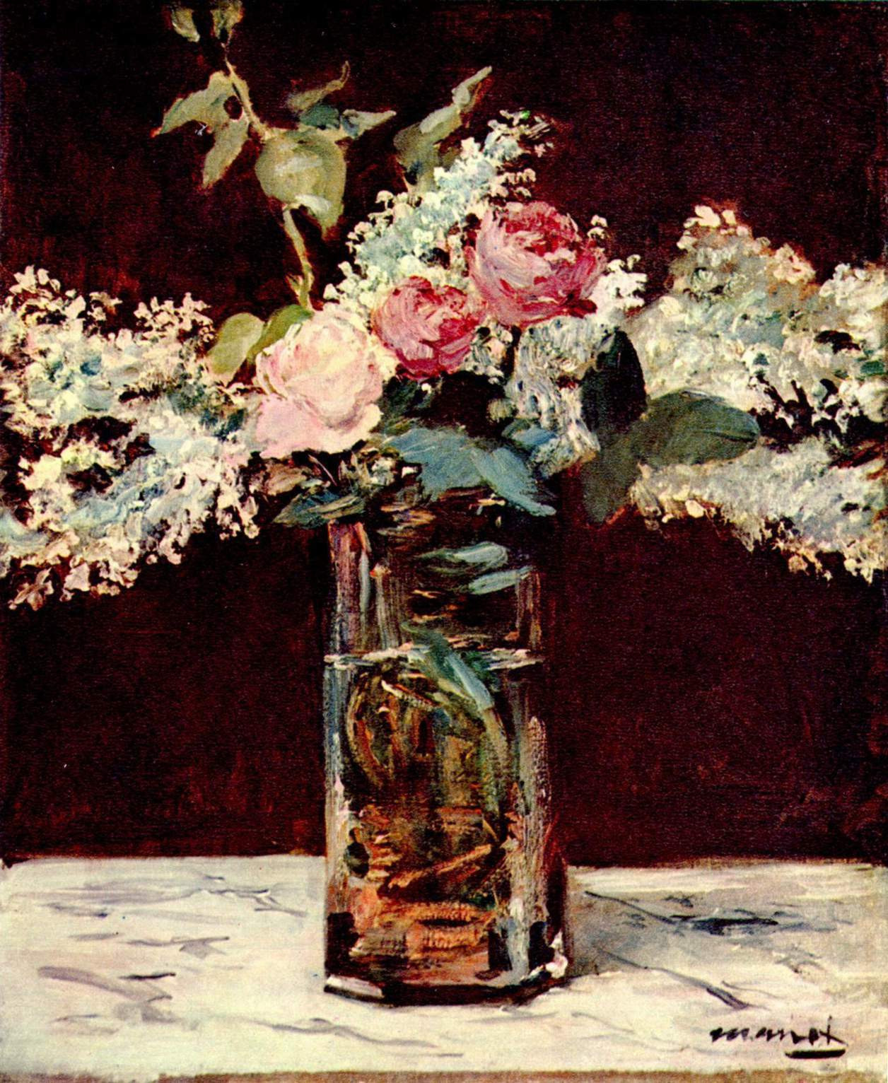 13 Fabulous Flowers In A Crystal Vase Manet 2024 free download flowers in a crystal vase manet of eugene manet on the isle of wight 1875 berthe morisot wikiart org pertaining to lilac and roses 1883