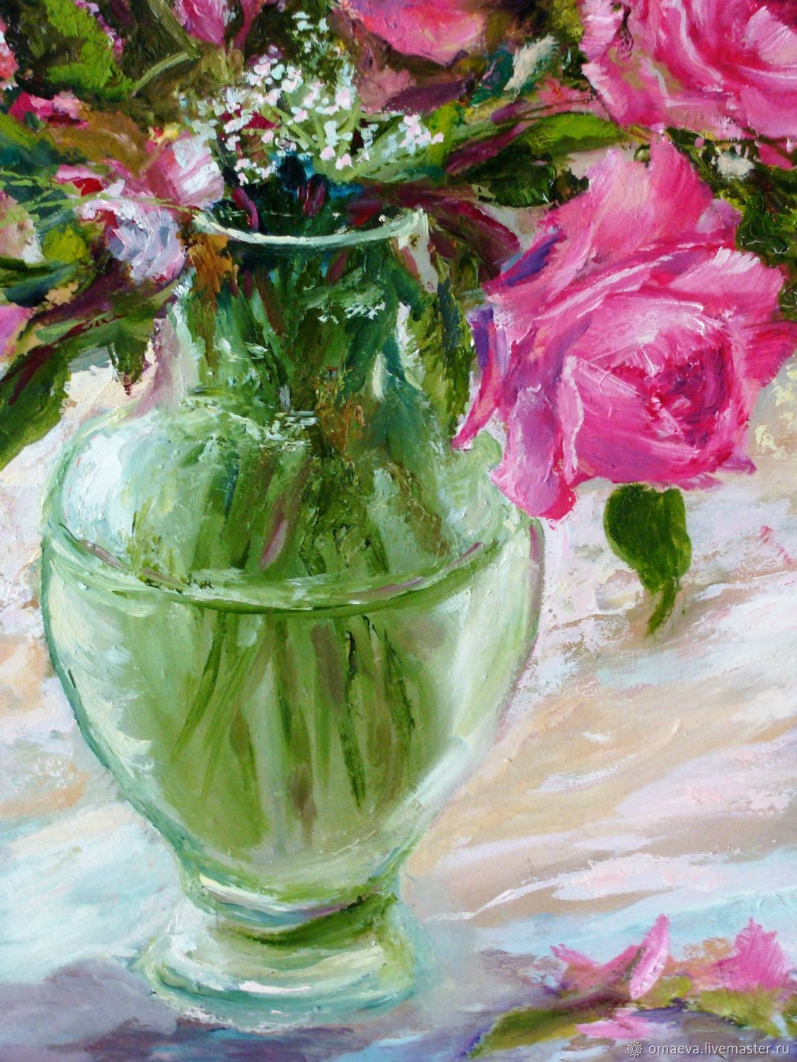 25 Stylish Flowers In A Round Vase 2024 free download flowers in a round vase of paintingoilroses shop online on livemaster with shipping throughout flower paintings handmade paintingoilroses oma eva