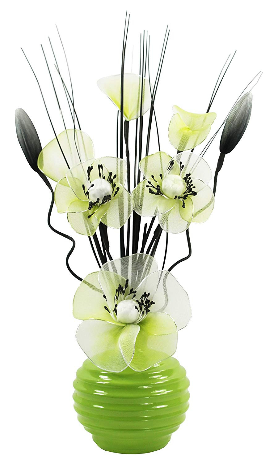 20 Fabulous Flowers In Vases Artificial Ones 2022 free download flowers in vases artificial ones of green vase with green and white artificial flowers ornaments for within green vase with green and white artificial flowers ornaments for living room windo