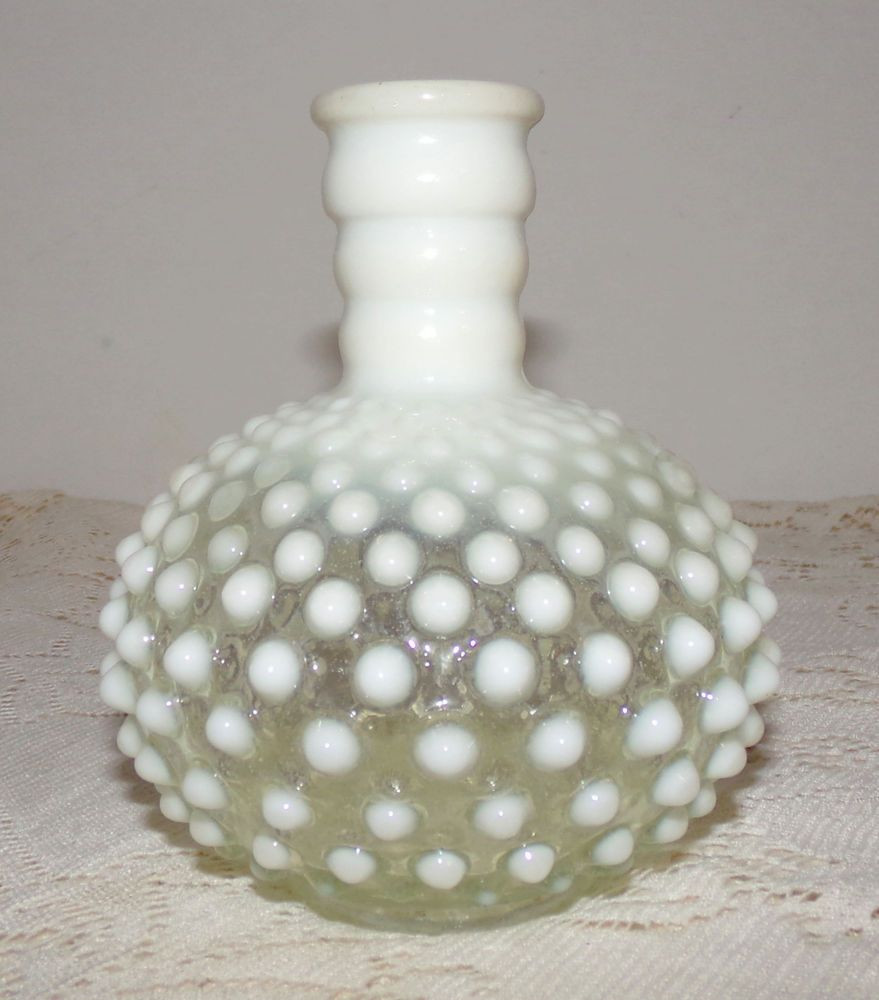 fluted glass bud vase of vintage fenton white opalescent hobnail bud vase 5 tall fenton for vintage fenton white opalescent hobnail bud vase 5 tall fenton budvase