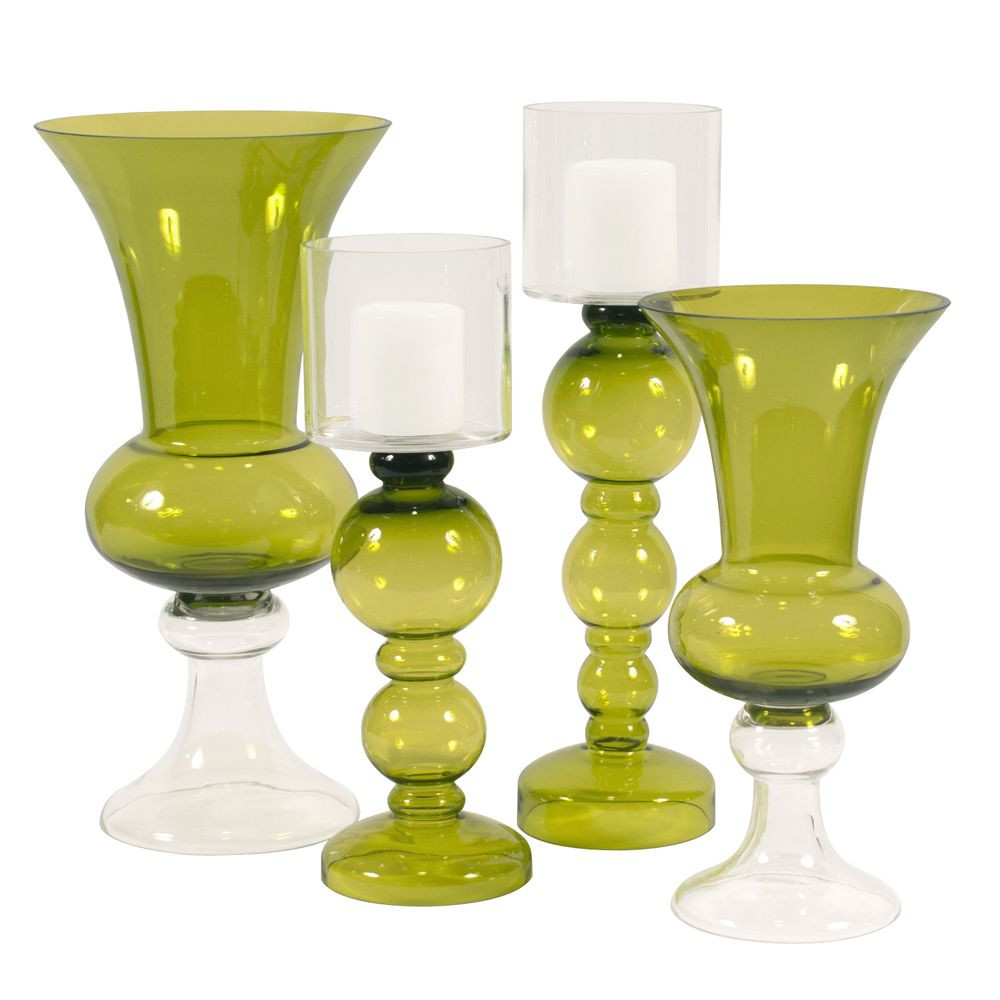 15 Stunning Fluted Glass Vase 2024 free download fluted glass vase of howard elliott green hand blown candleholder with clear hurricane regarding explore glass vase trumpets and more