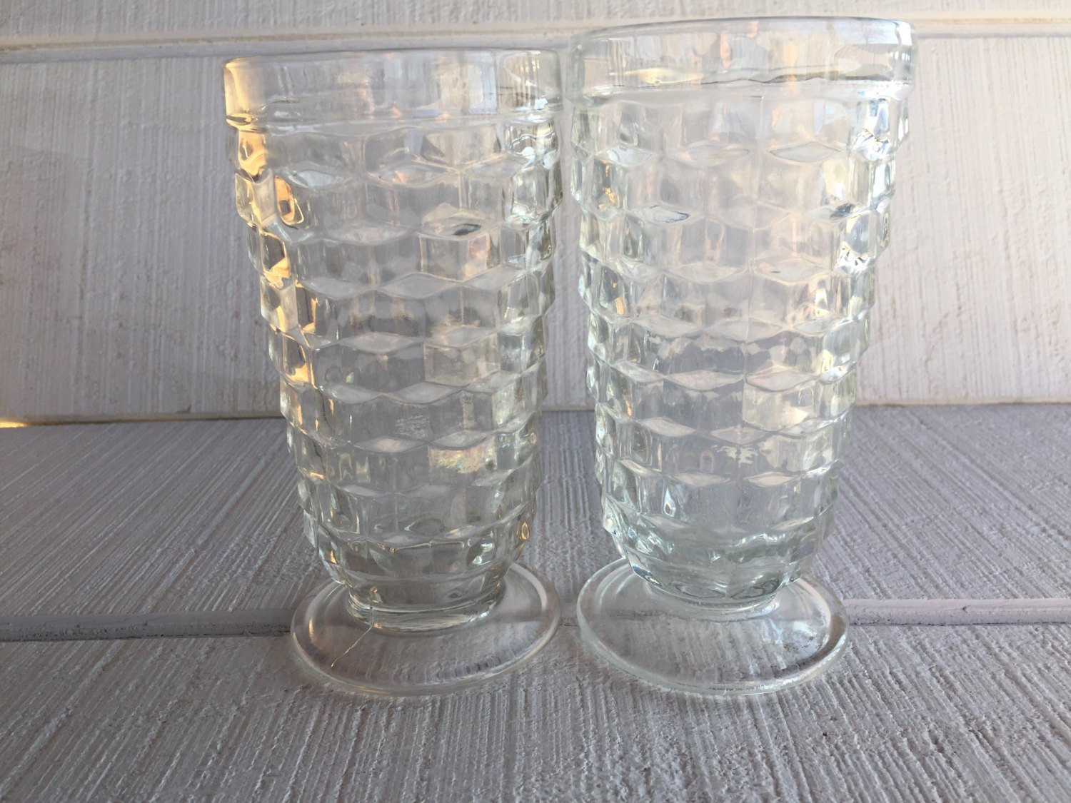 22 Recommended Footed Clear Glass Vase 2024 free download footed clear glass vase of 2 vintage whitehall clear glass colony footed ice tea goblets etsy with regard to dc29fc294c28epowiac299ksz