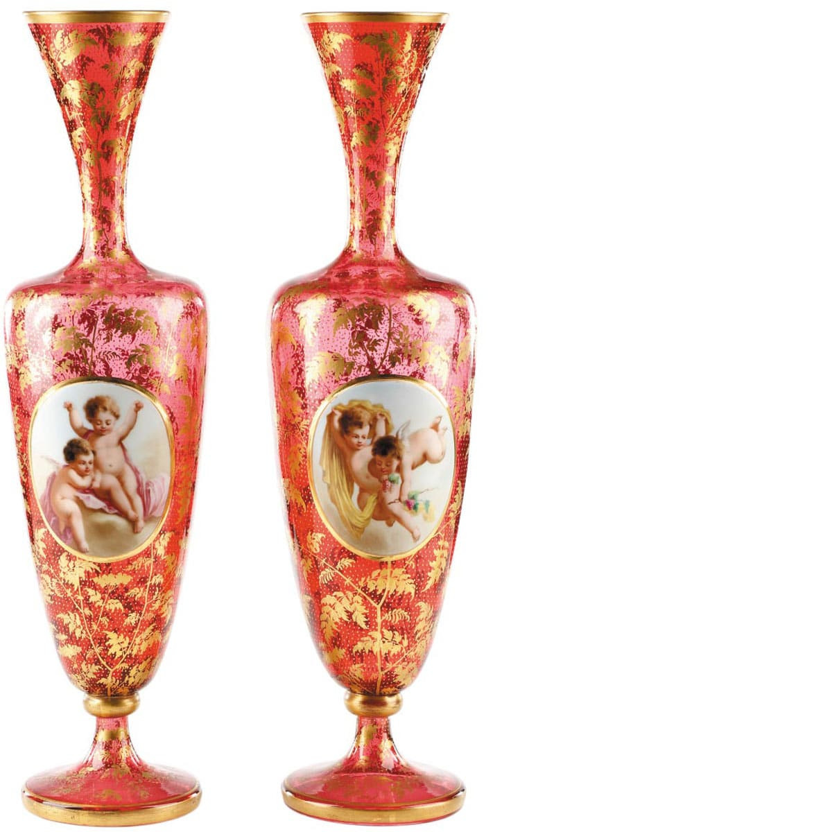 26 Nice Galle Cameo Glass Vase 2024 free download galle cameo glass vase of glass crystal in palatial pair of 19th c moser cranberry glass vases ahlers ogletree auction gallery