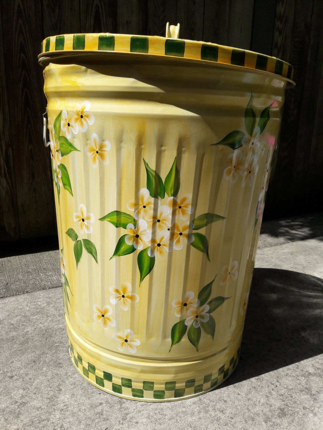 galvanized metal vases wholesale of 30 gallon decorative hand painted galvanized metal trash can w side for 30 gallon decorative hand painted galvanized metal trash can w side handles and