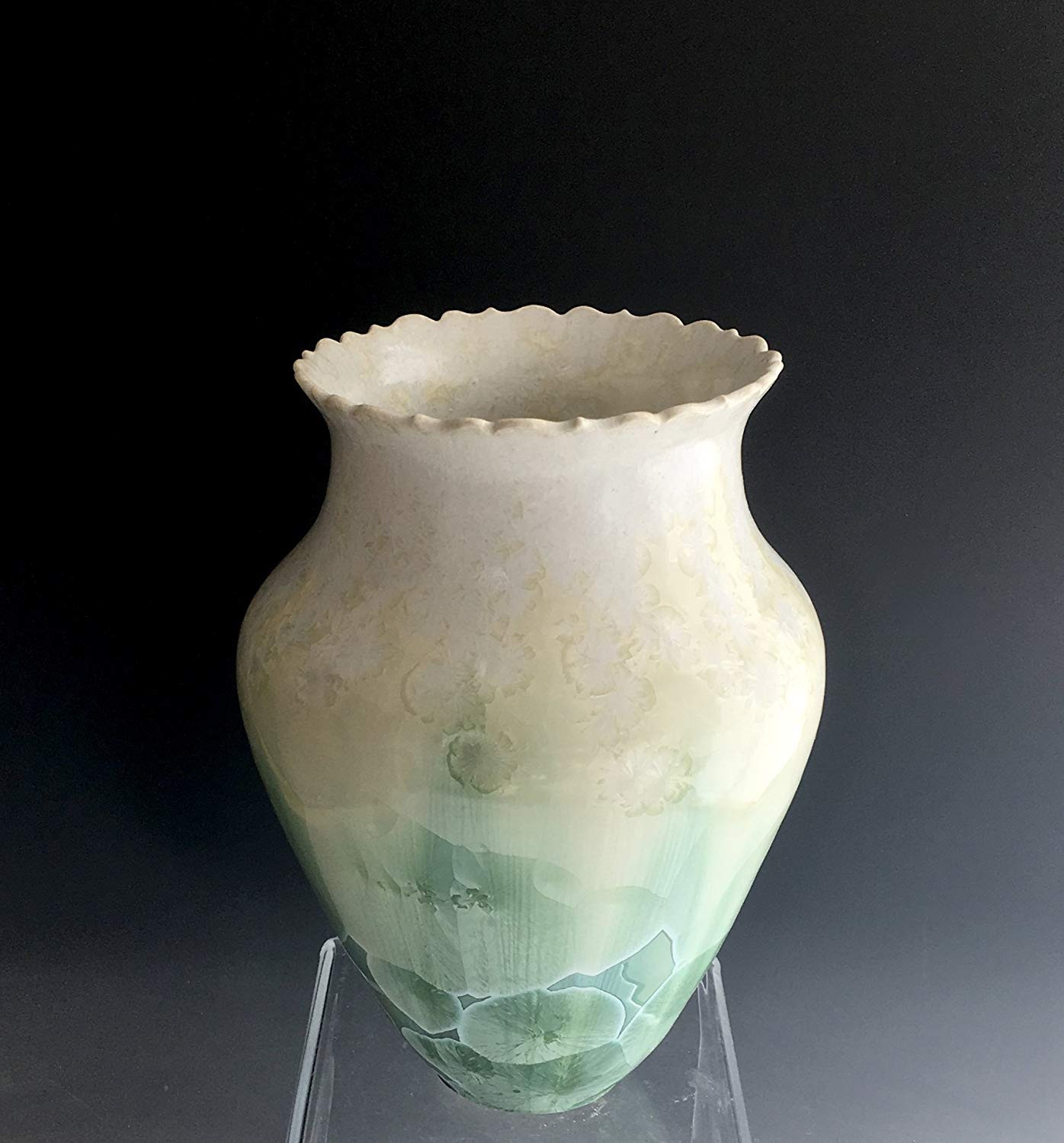 Glass Cylinder Vases Cheap Of Amazon Com Handmade Ceramic Vase Crystalline Pottery Porcelain with Regard to Amazon Com Handmade Ceramic Vase Crystalline Pottery Porcelain Flower Vase by Susan Fontaine Pottery Handmade