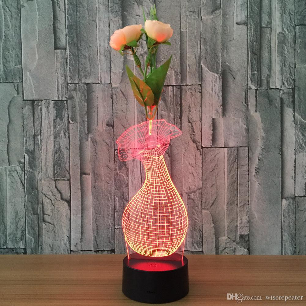 29 Awesome Glass Vase Lamp Kit 2022 free download glass vase lamp kit of 2018 creative 3d vase illusion lamp flower arraging night light dc with regard to creative 3d vase illusion lamp flower arraging night light dc 5v usb charging aa batt