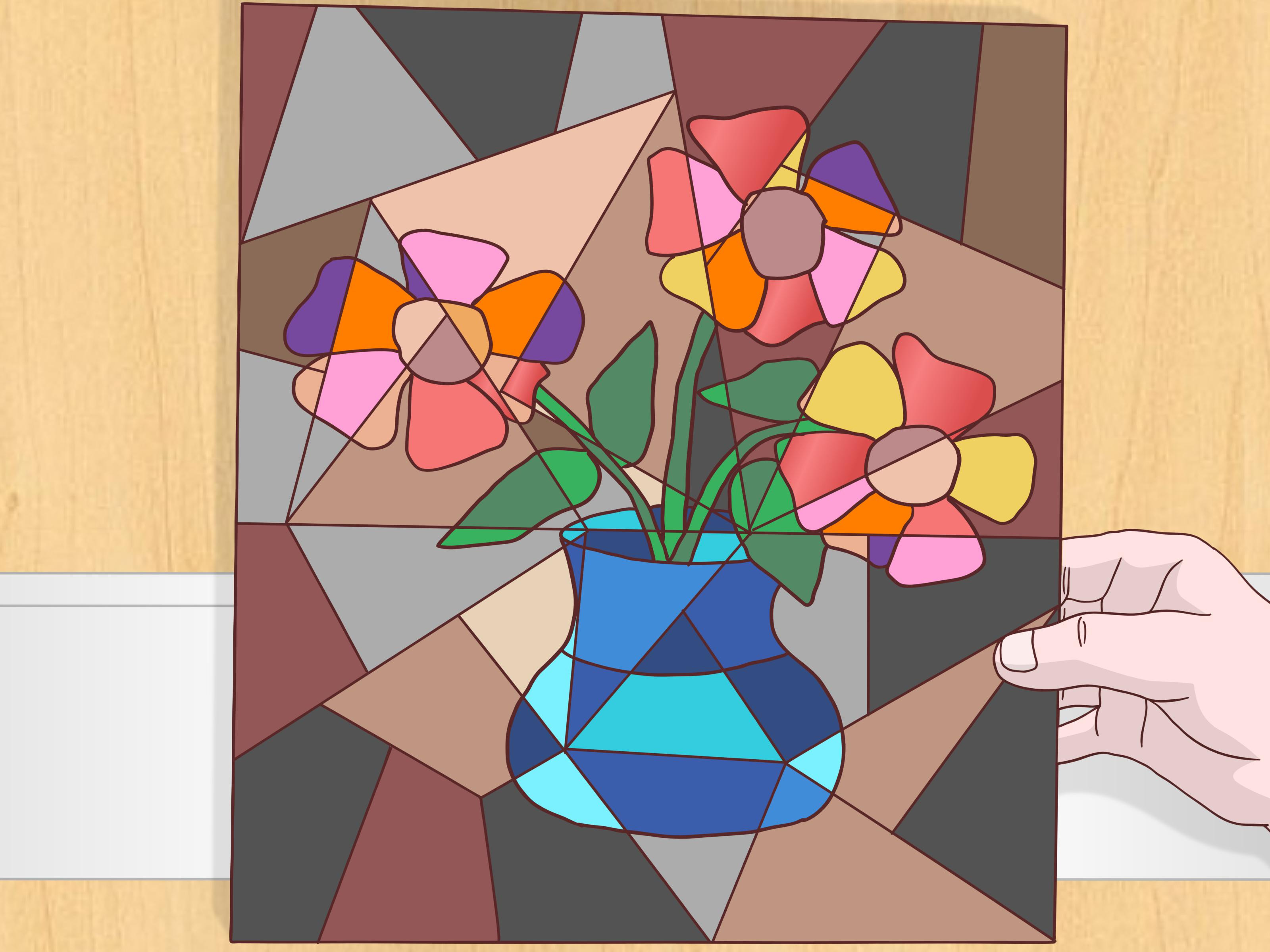 30 Nice Glass Vase Painting Ideas 2024 free download glass vase painting ideas of how to do a cubist style painting 14 steps with pictures with do a cubist style painting step 14