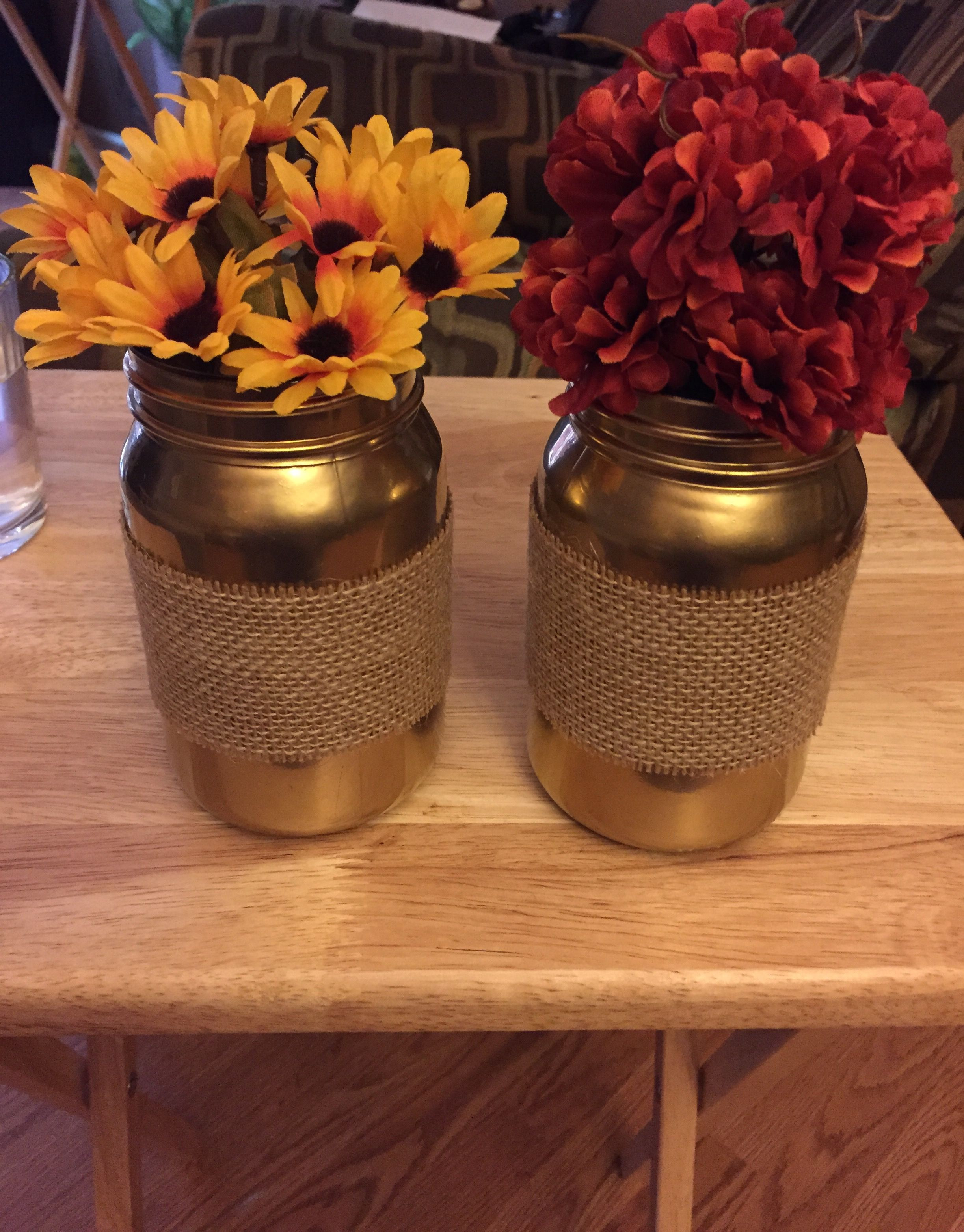 15 Recommended Gold Colored Vases 2024 free download gold colored vases of gold jar vases wrapped with burlap and fall color flowers mason regarding gold jar vases wrapped with burlap and fall color flowers