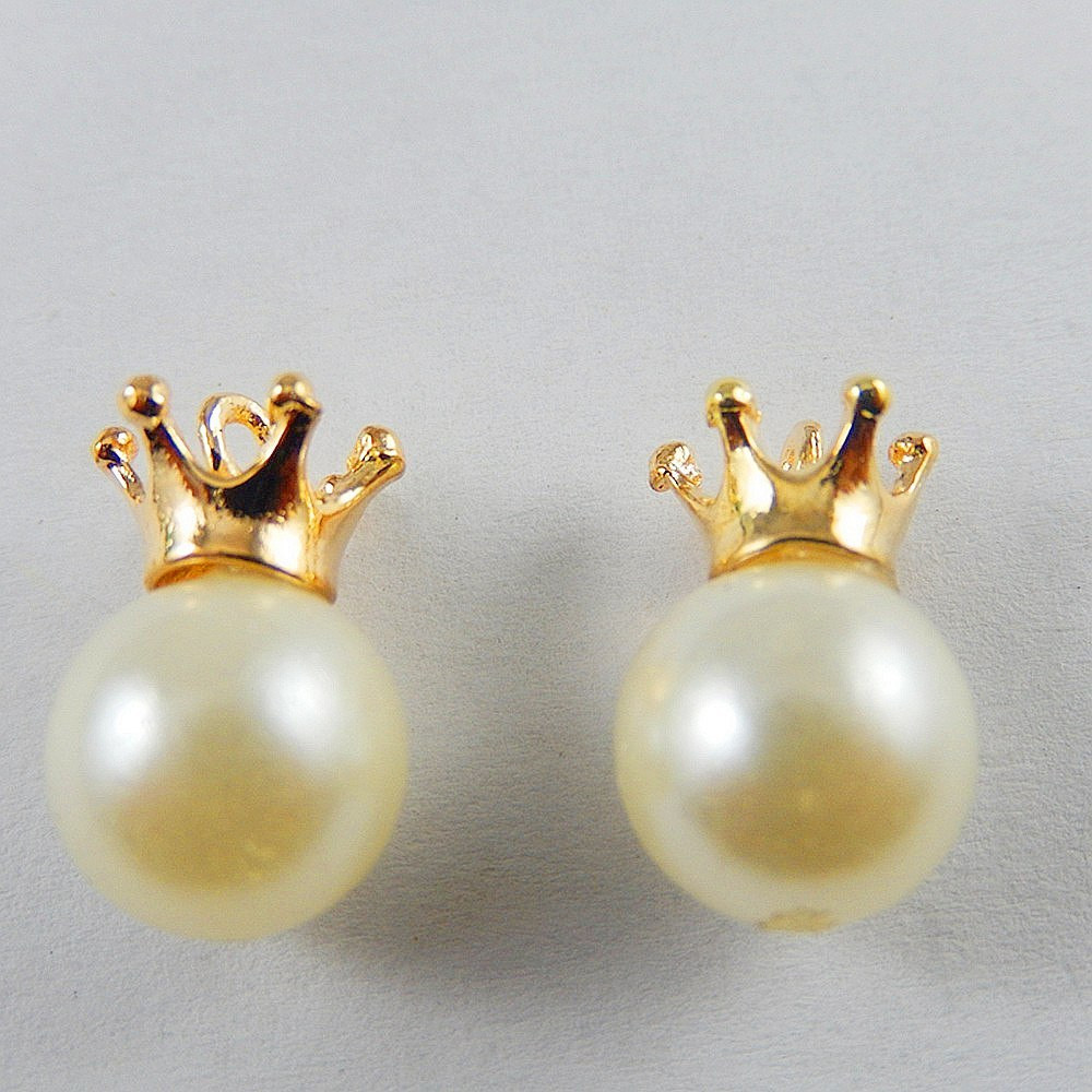 Gold Pearl Vase Fillers Of A±wholesale 10pcs Gold Milk White Imitation Pearl Crown Ccb Charms Intended for wholesale 10pcs Gold Milk White Imitation Pearl Crown Ccb Charms Pendants Jewelry Findings 1599mm 50971