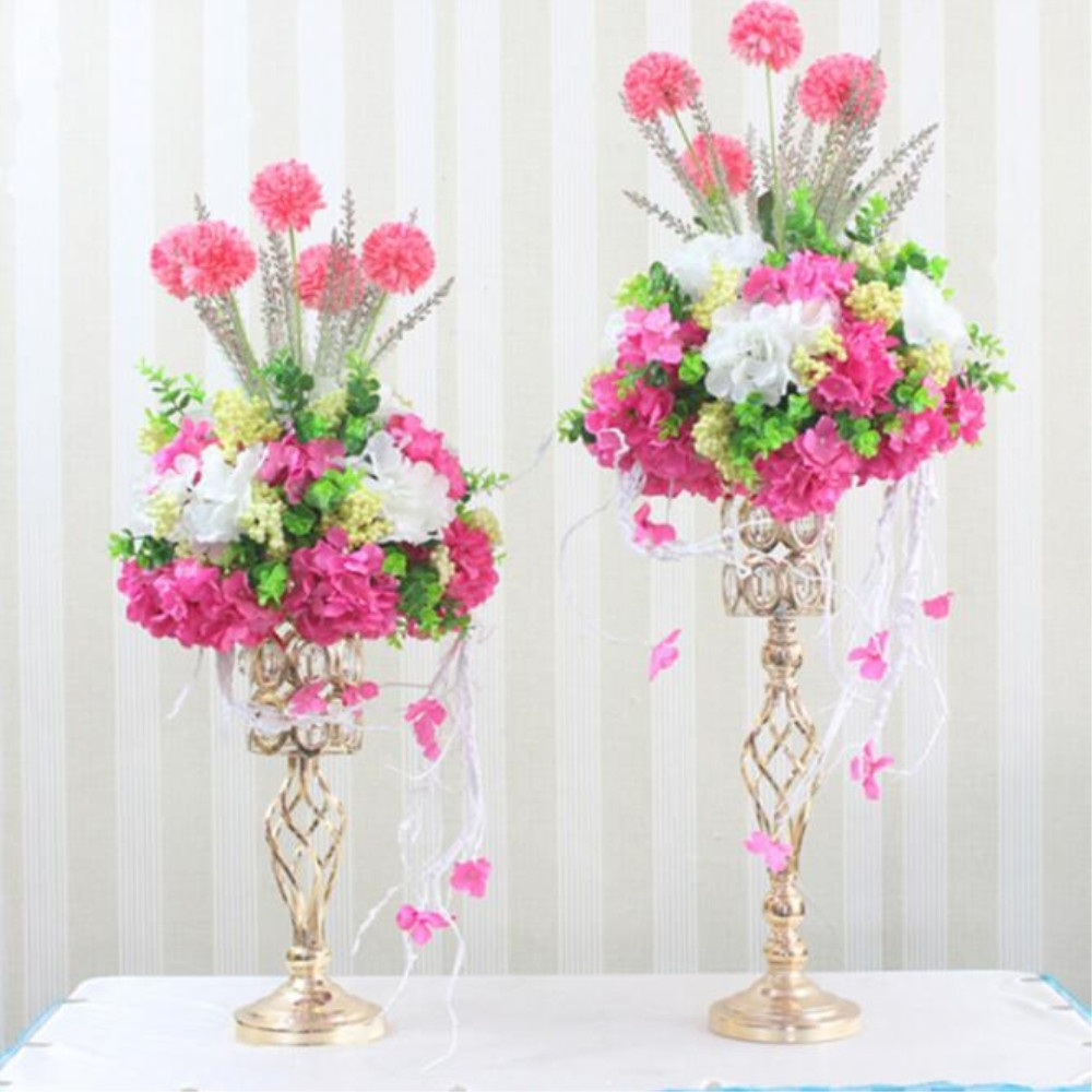 gold vase flower arrangement of aliexpress com buy 10pcs metal flower vases gold candle holders in aliexpress com buy 10pcs metal flower vases gold candle holders hollow wedding table centerpieces candelabra flower rack road lead party decoration from