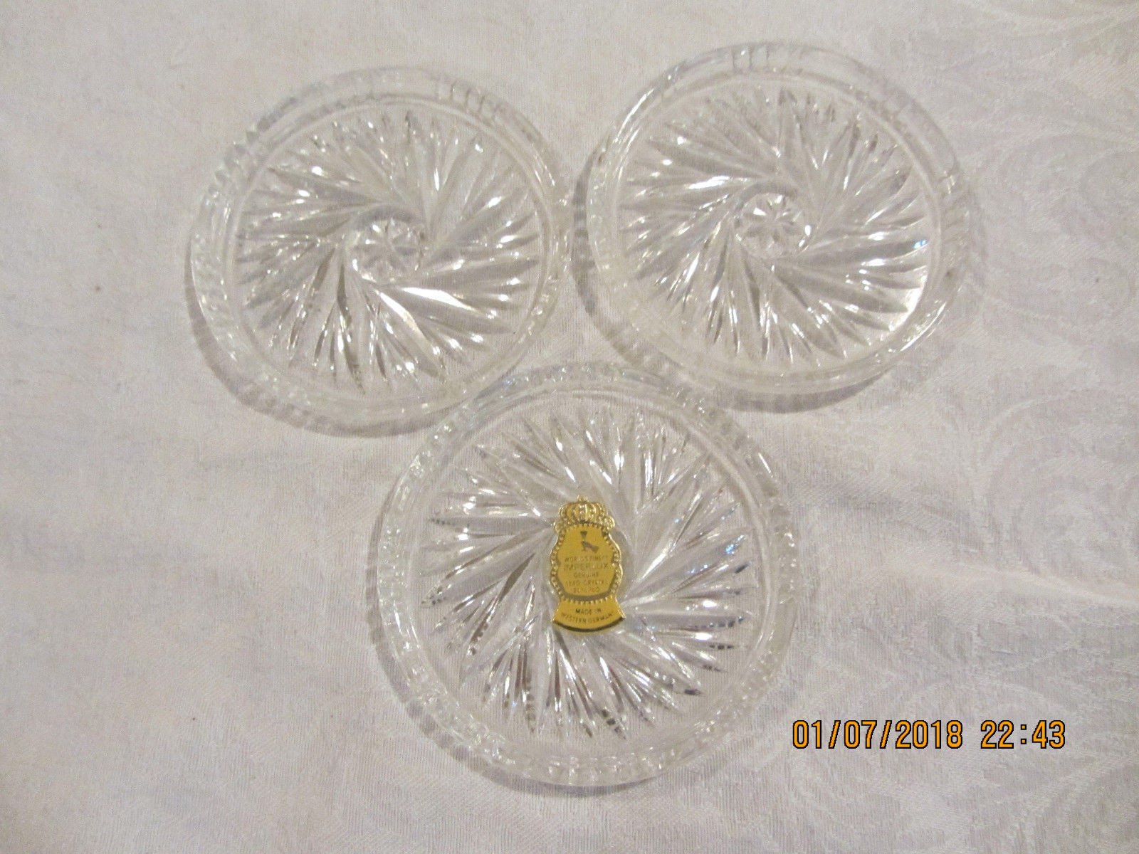 10 attractive Gorham Lady Anne Crystal Bud Vase 2024 free download gorham lady anne crystal bud vase of vintage imperlux lead crystal coasters set of 3 20 00 picclick with regard to 1 of 3only 1 available