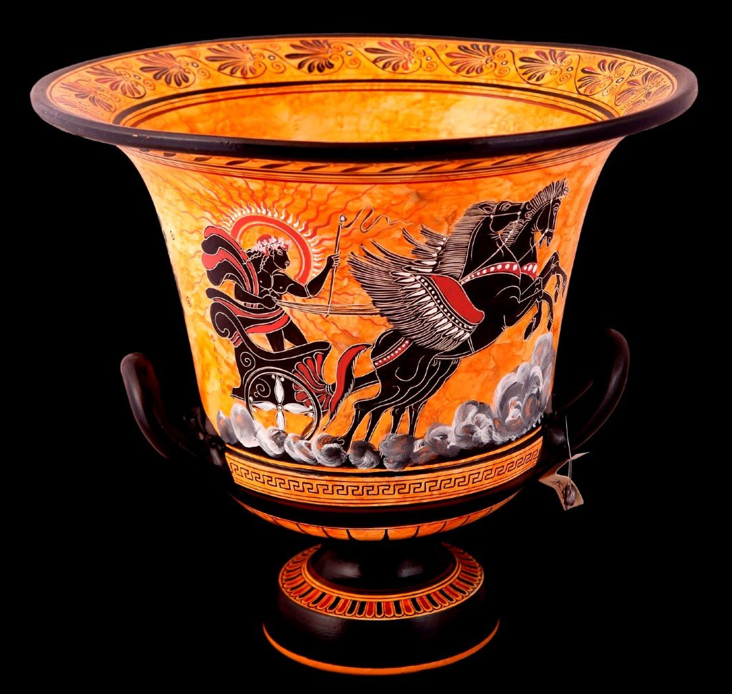 30 Great Greek Amphora Vase 2024 free download greek amphora vase of greek pottery shop buy ancient greek vessels replicas ceramic vases pertaining to greek pottery shop classical krater with phaethon on the main side and achlles with aj