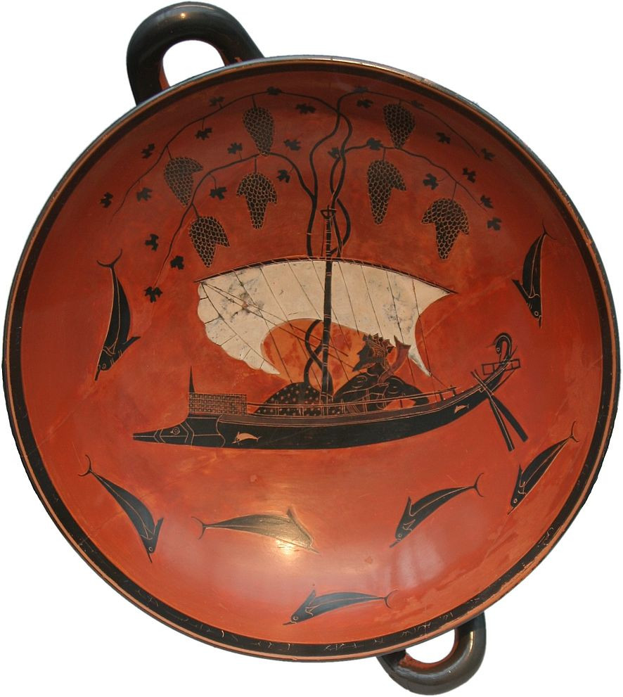 23 Fabulous Greek Vase Shapes 2024 free download greek vase shapes of black figure pottery eanswers intended for cup with a coral red background by exekias dionysus reclines on a ship which sprouts grapevines and is surrounded by dolphins 