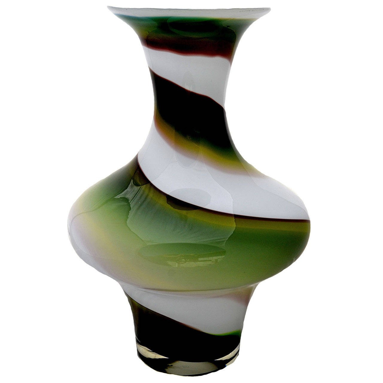 19 Stylish Green Bubble Glass Vase 2024 free download green bubble glass vase of large and heavy 1970s german emerald green bubble ice glass vase with large green and white swirl art glass vase