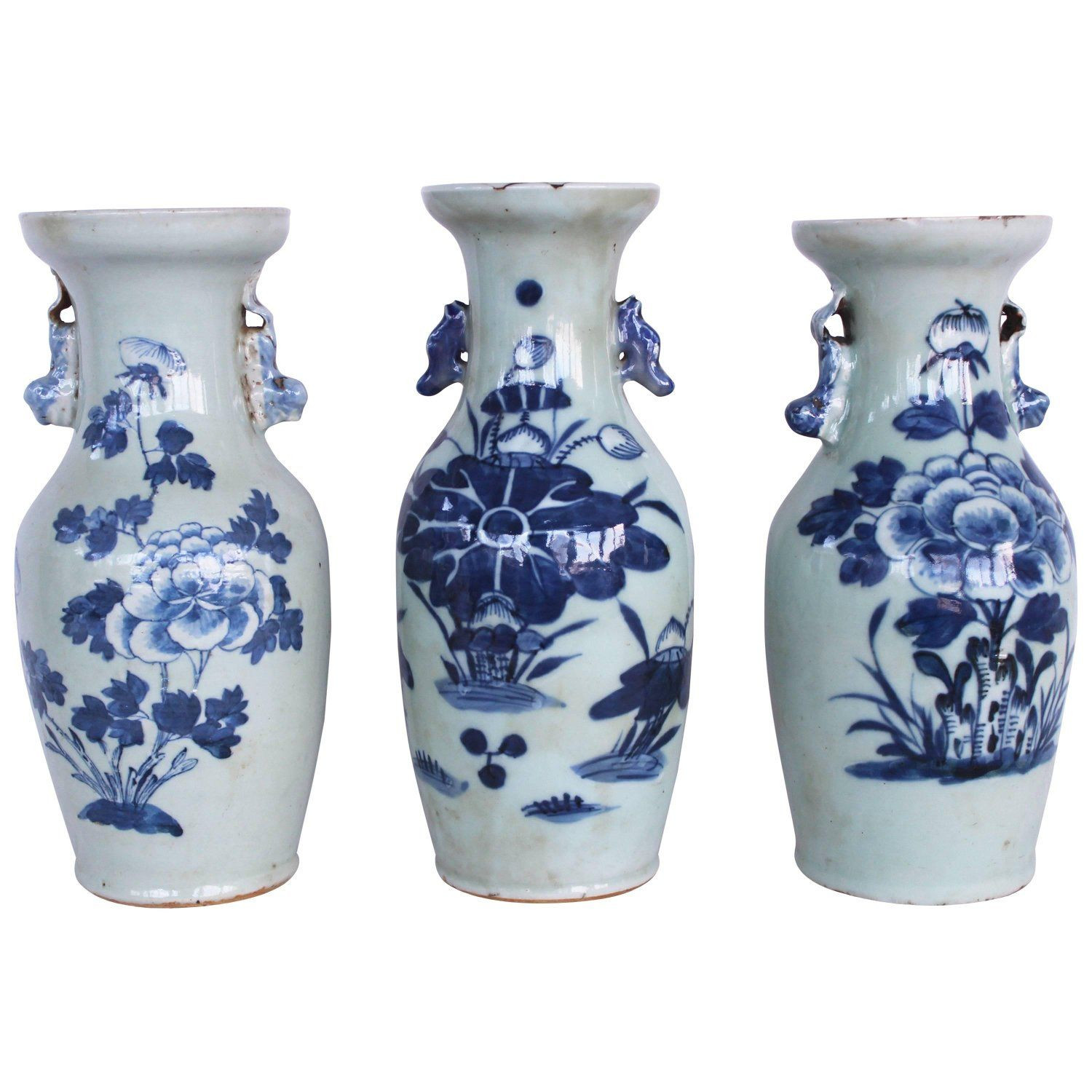 green celadon vase of kapa± stoperi yapa±lda± meaer servet ediyormua intended for set of three chinese blue and celadon vases