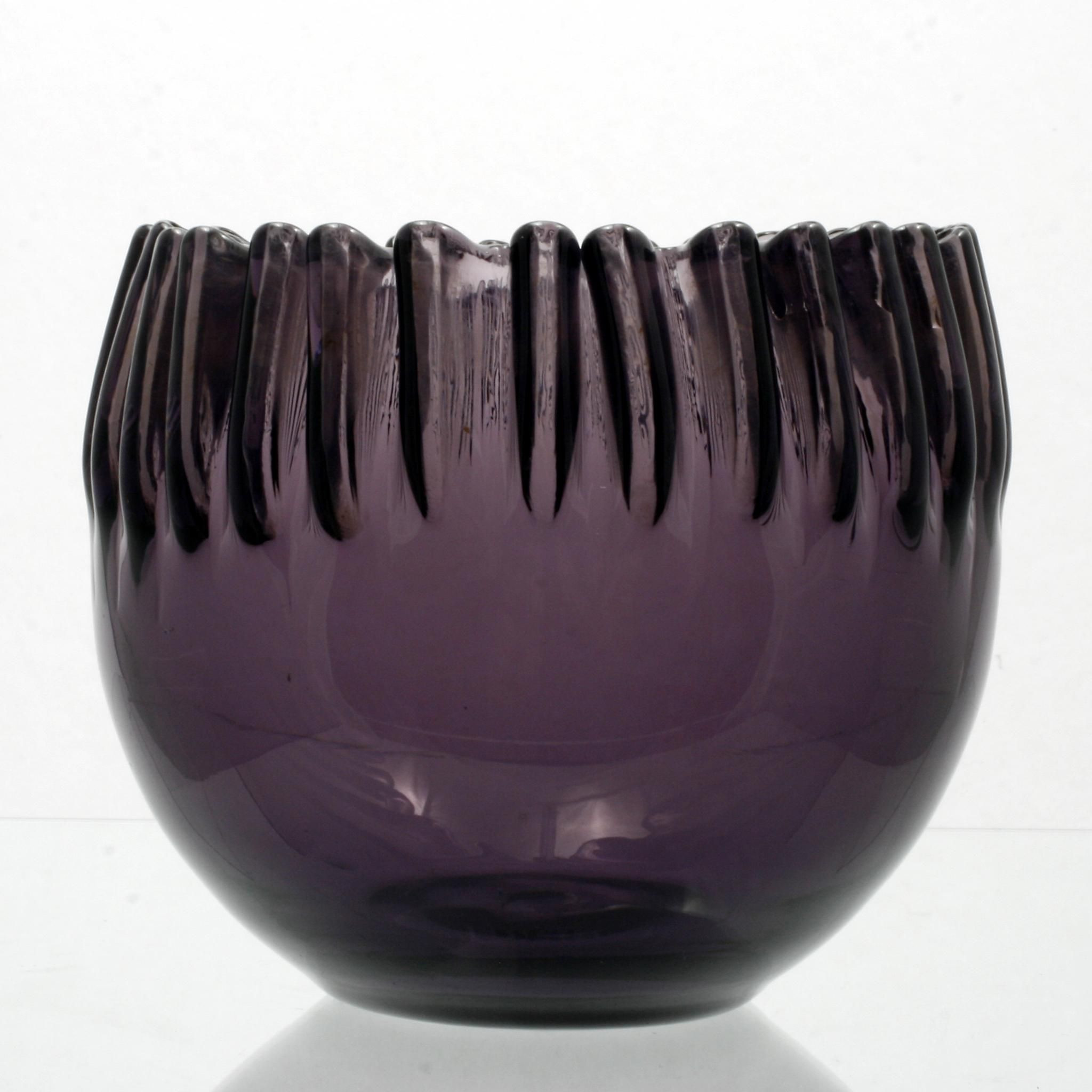 15 Lovable Hand Blown Glass Vases Bowls 2024 free download hand blown glass vases bowls of blenko amethyst art glass bowl crimped 538 anderson mid century pertaining to blenko amethyst art glass bowl crimped 538 anderson mid century modern hand blow