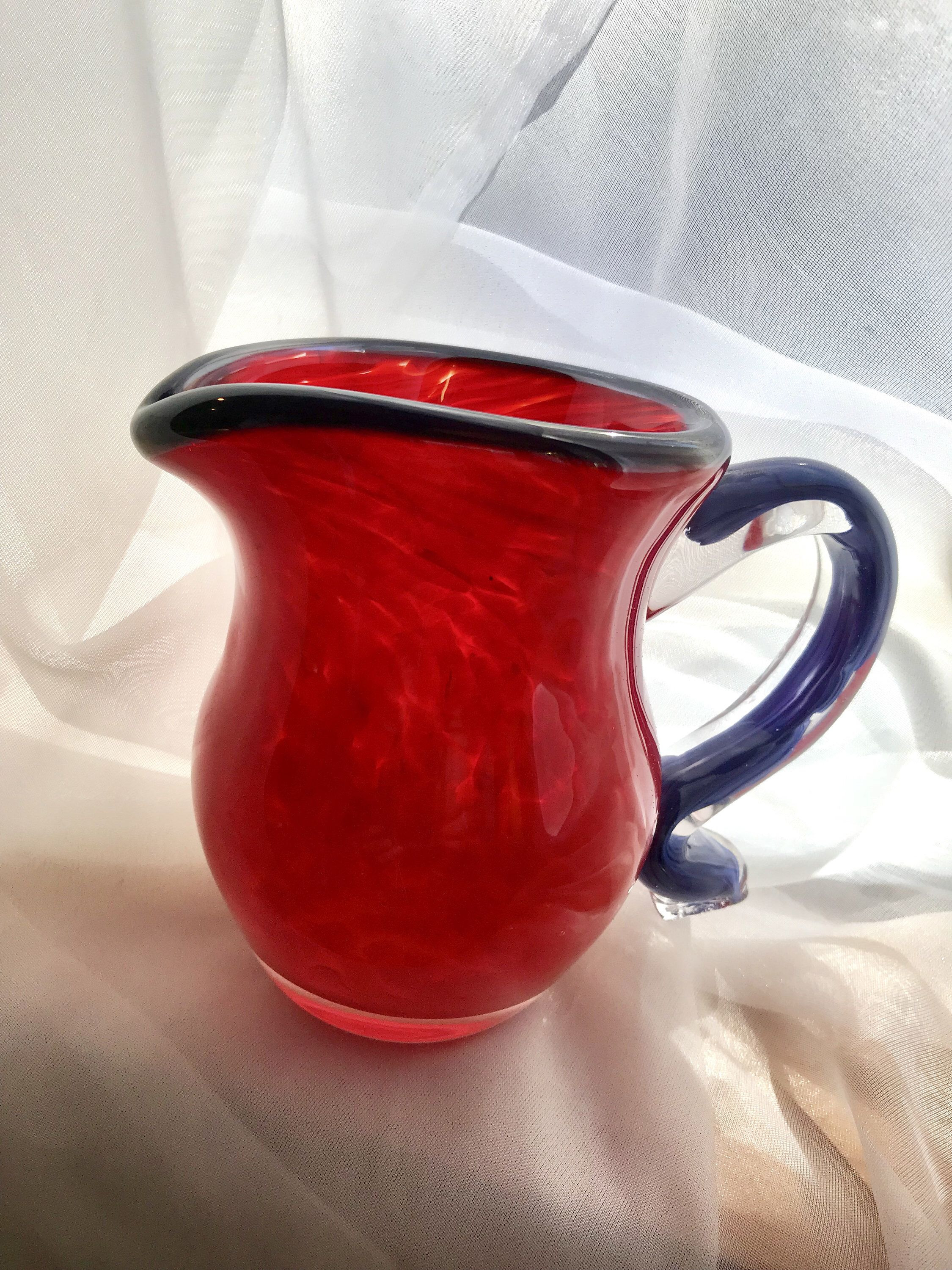 15 Lovable Hand Blown Glass Vases Bowls 2024 free download hand blown glass vases bowls of blown glass pitcher vase hand blown red vase ooak gifts for her with regard to blown glass pitcher vase hand blown red vase ooak gifts for her blown glass pin