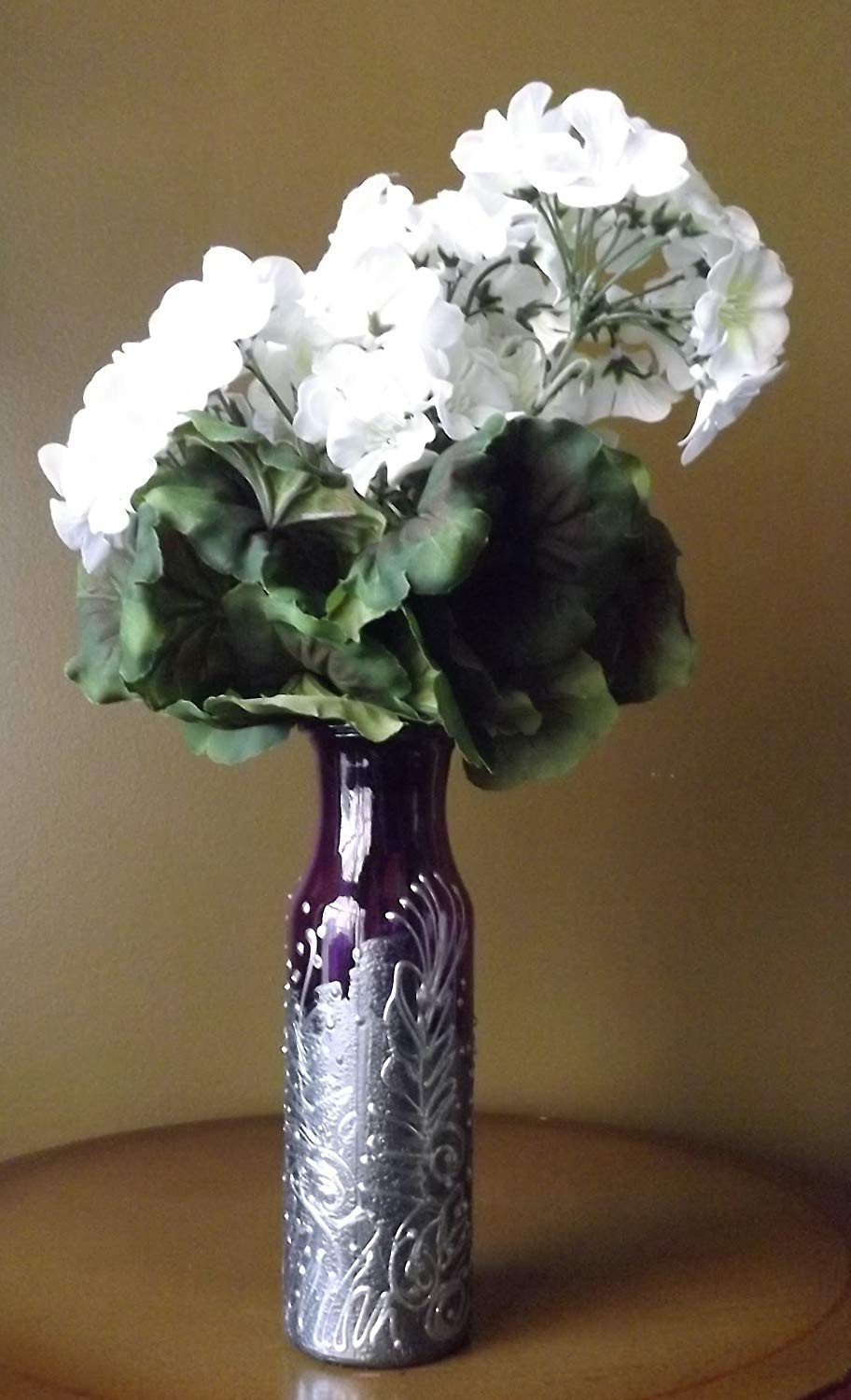 19 Elegant Hand Blown Pink Glass Vase 2024 free download hand blown pink glass vase of amazon com silver and purple milk bottle vase handmade for 8186od 8nxl sl1500