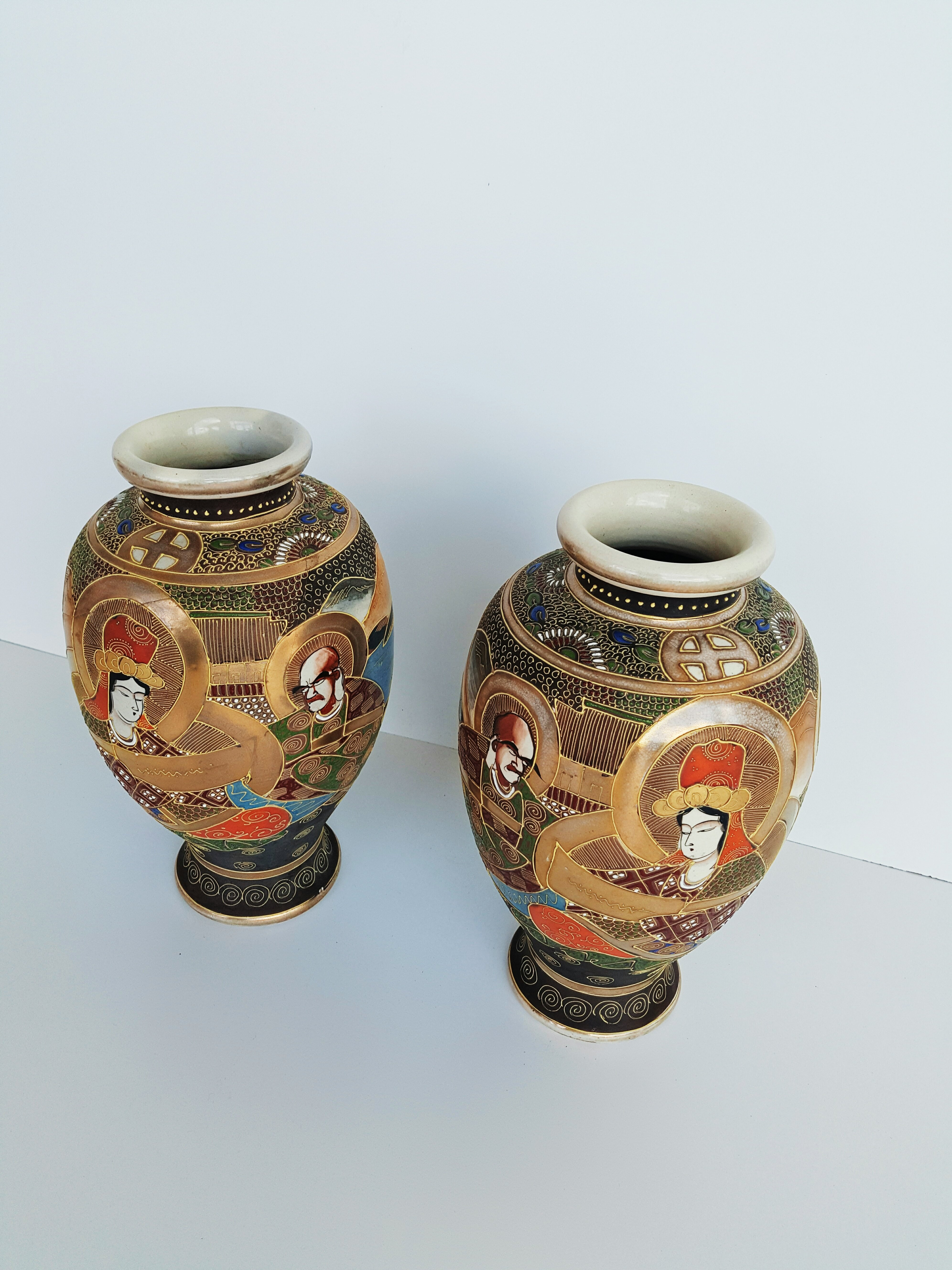 19 Recommended Hand Painted Satsuma Vase 2024 free download hand painted satsuma vase of early 20th century pair of japanese satsuma vases in painted ceramic regarding early 20th century pair of japanese satsuma vases in painted ceramic for sale at 1