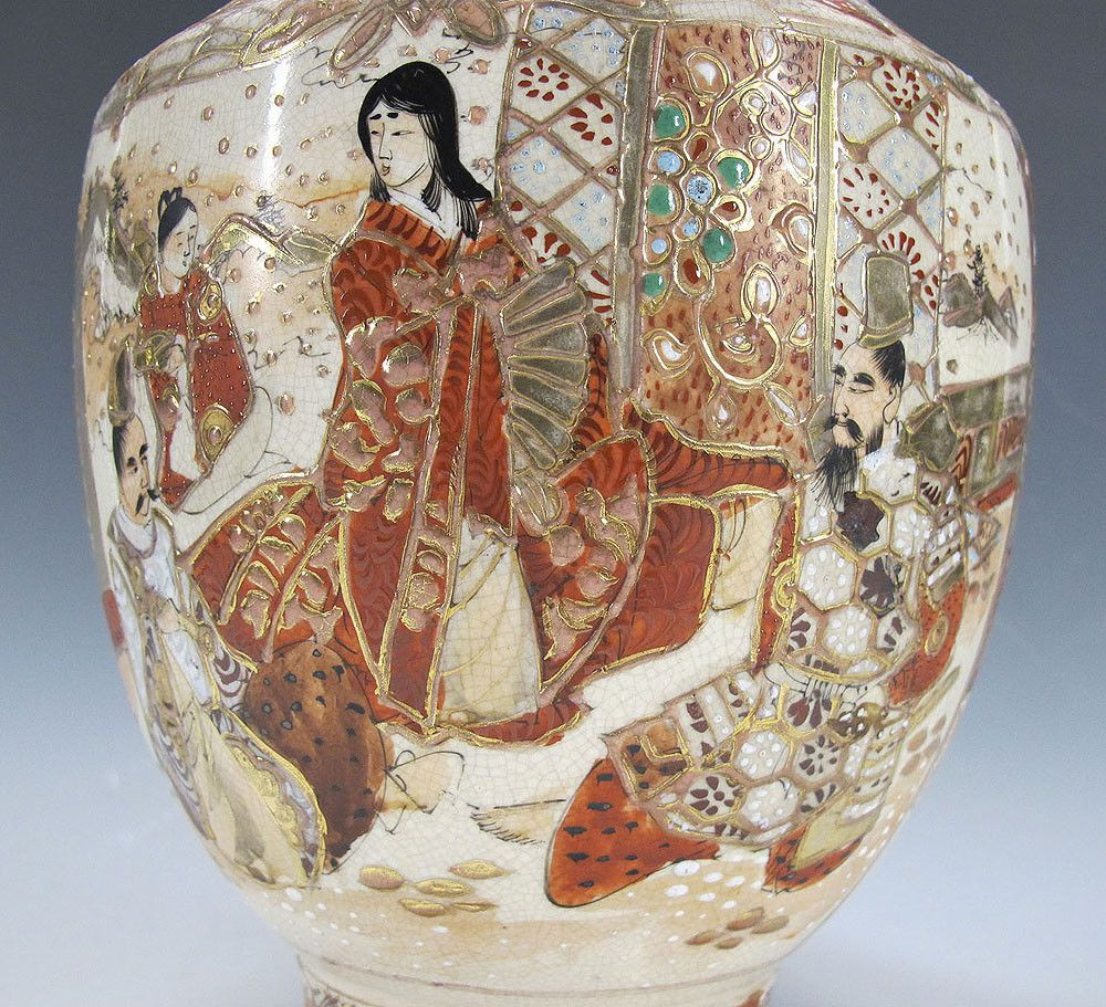 19 Recommended Hand Painted Satsuma Vase 2024 free download hand painted satsuma vase of meiji japan trade export satsuma gilt moriage victorian samurai in meiji japan trade export satsuma gilt moriage victorian samurai ladies vase yqz