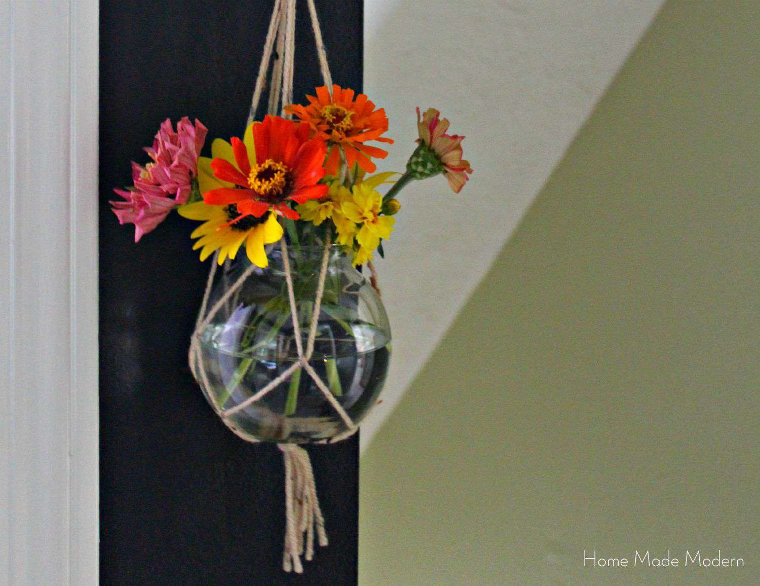 hanging glass ball vase of diy macrame hanging plant holder within macrame wall vase 3 56a492045f9b58b7d0d7985d