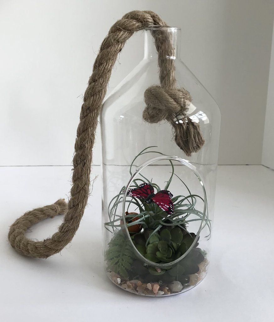 18 Stylish Hanging Glass Vase 2024 free download hanging glass vase of hanging glass vase with artificial grass succulent and a purple in hanging glass vase with artificial grass succulent and a purple butterfly