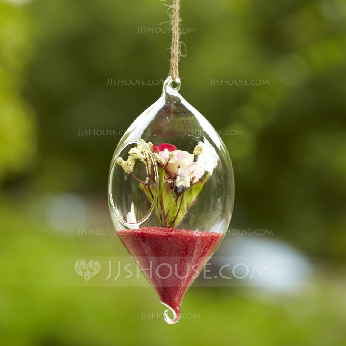 hanging glass vase with rope of hanging olivary glass vase 128035823 table centerpieces jjshouse with hanging olivary glass vase loading zoom