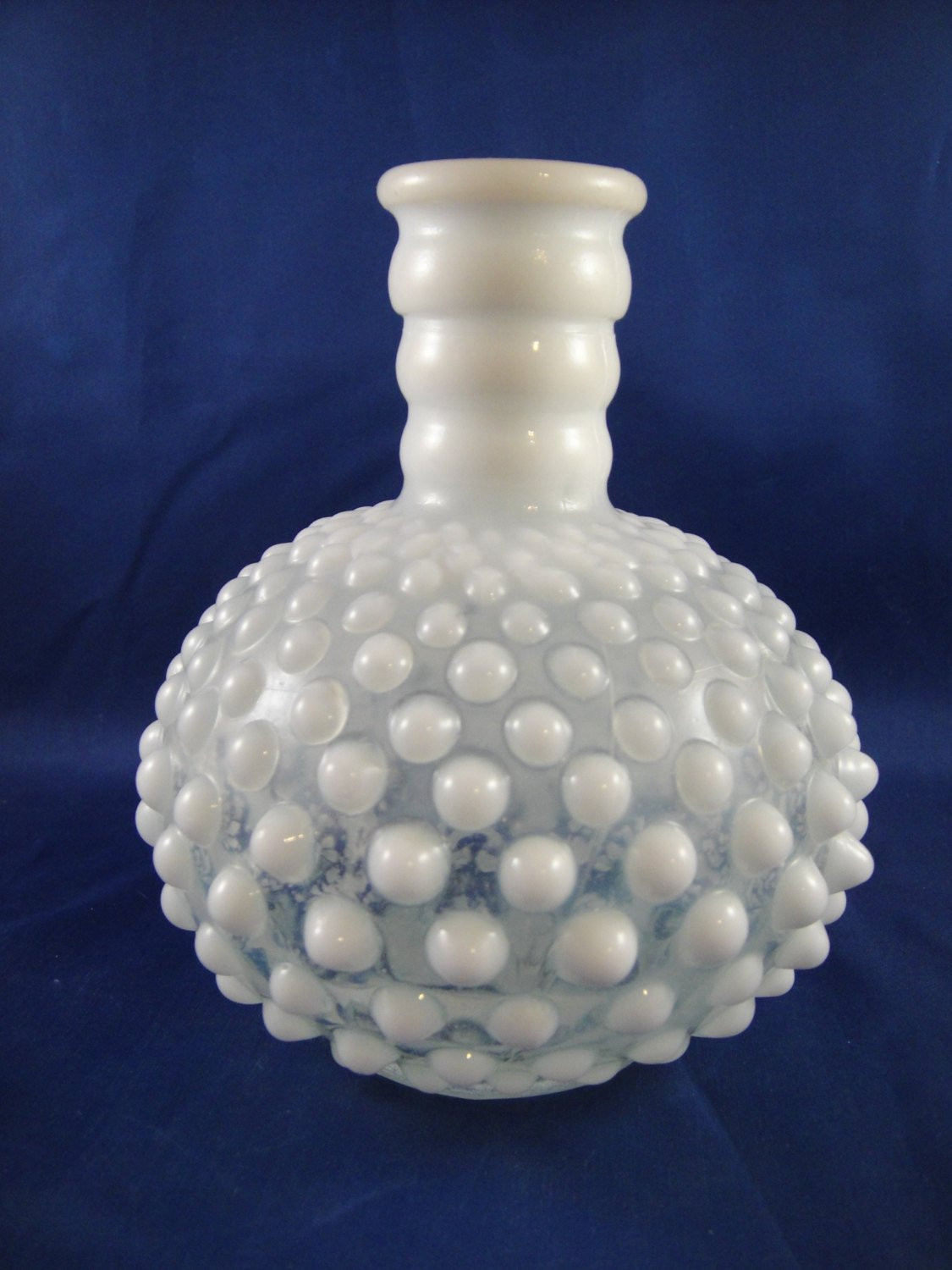 hobnail clear glass vase of hobnail perfume bottle bud vase milk glass neck etsy regarding dzoom