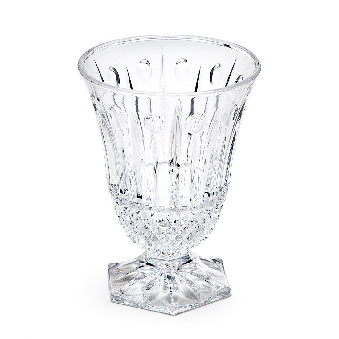 Hobnail Glass Vase Of Godinger Medea Clear Crystal All Purpose Glass Pack Of 6 Free with Godinger Medea Clear Crystal All Purpose Glass Pack Of 6 Free Shipping On orders Over 45 Overstock 20564773