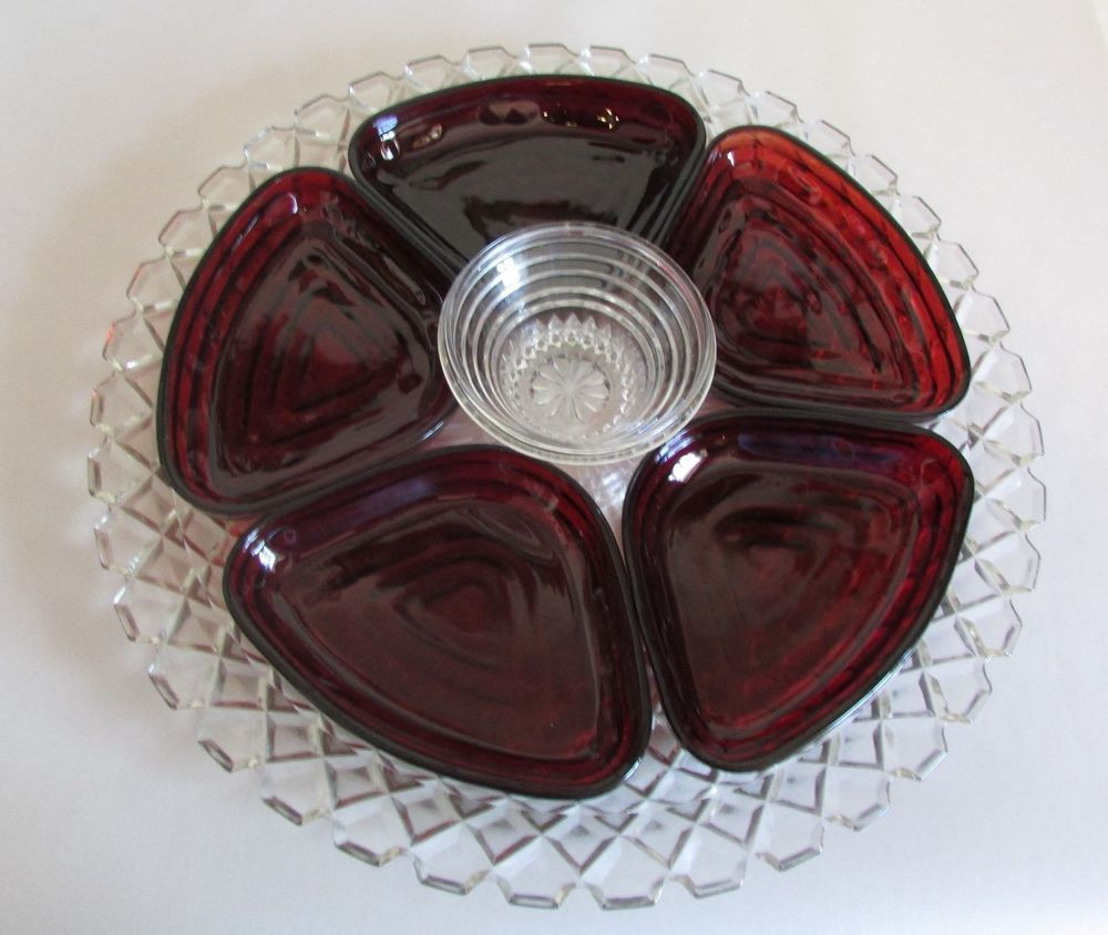 13 Lovable Hoosier Glass Vase 4094 2024 free download hoosier glass vase 4094 of vintage 7 pcs anchor hocking ruby red manhattan glass lazy susan in vintage 7 pcs anchor hocking ruby red manhattan glass lazy susan relish red glass glass