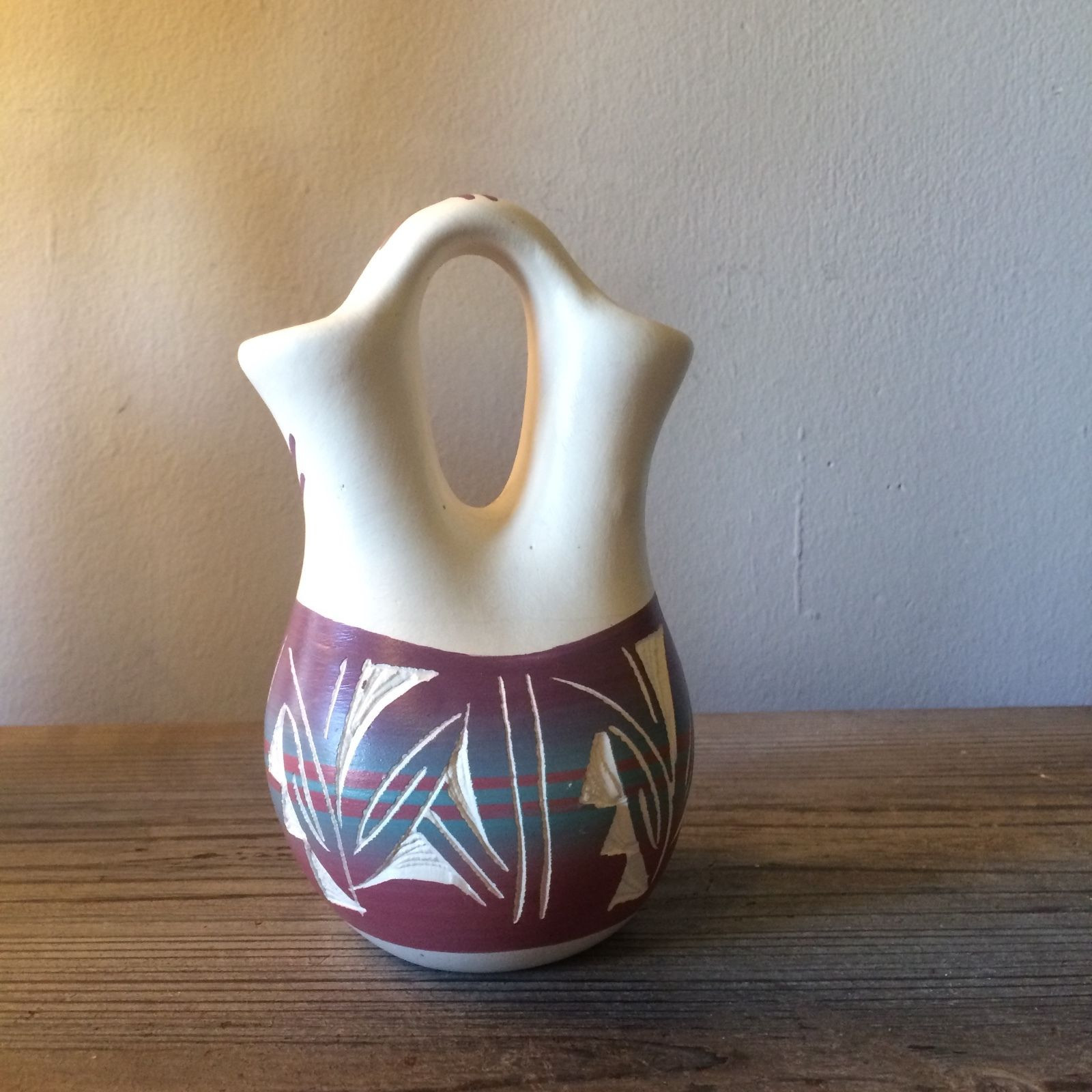 horsehair wedding vase of small wedding vase signed pottery mesa verde pottery rockwell with 1 of 11only 1 available