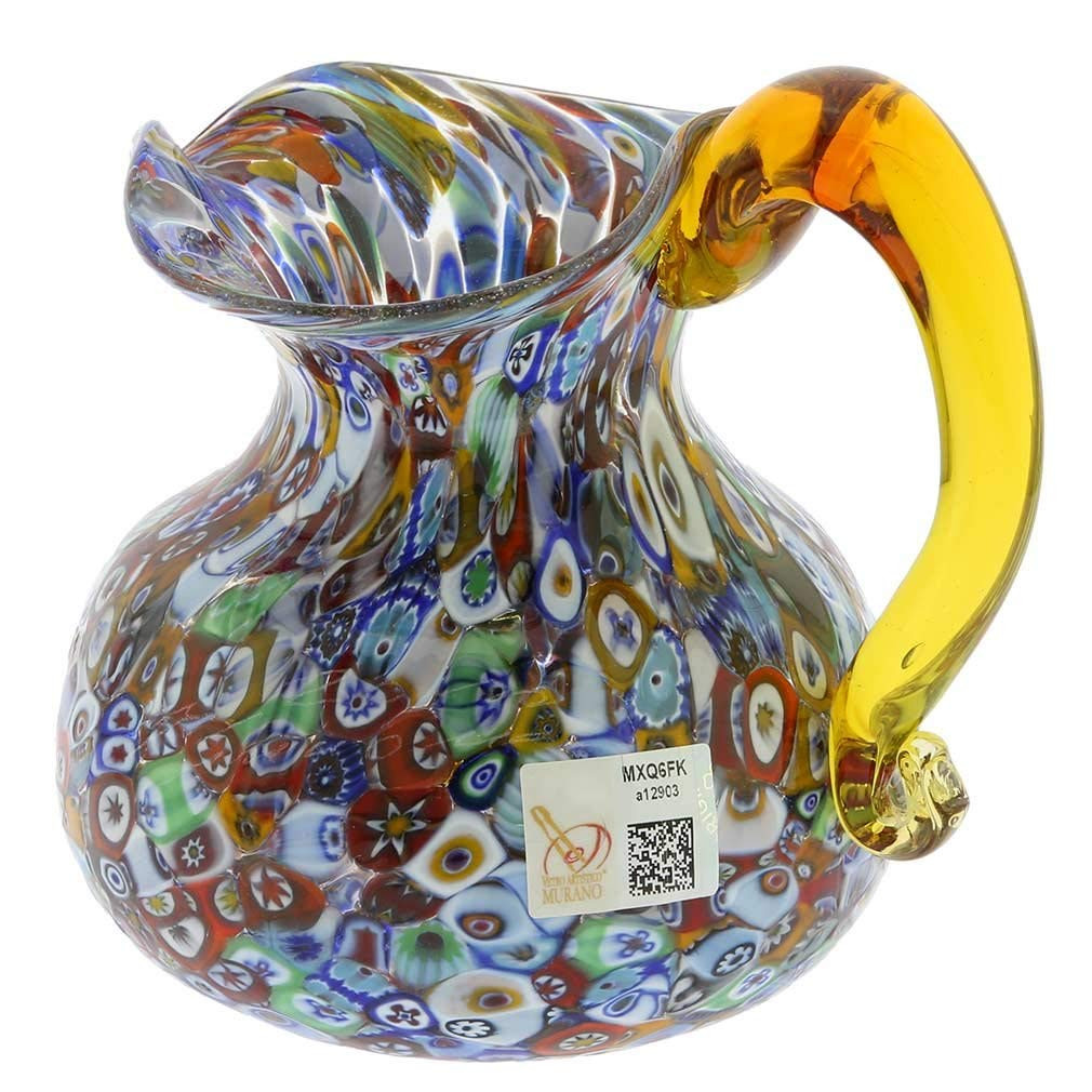21 Recommended How to Identify Murano Glass Vase 2024 free download how to identify murano glass vase of amazon com glassofvenice murano glass millefiori pitcher or carafe with regard to amazon com glassofvenice murano glass millefiori pitcher or carafe home
