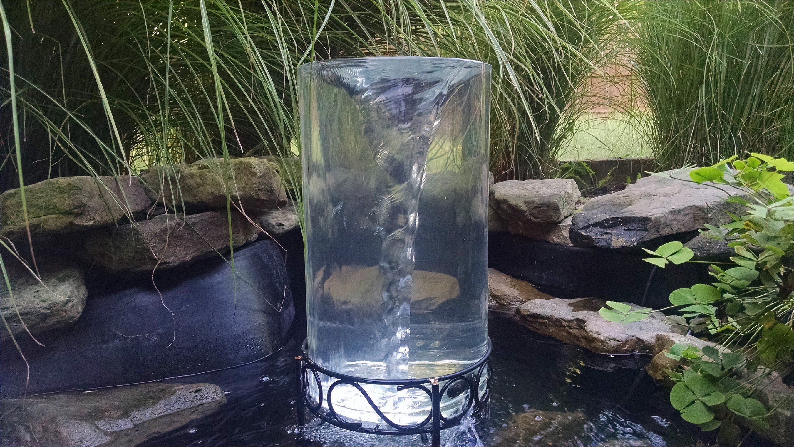 how to make a vase water fountain of step by step process for making your own vortex water feature its pertaining to step by step process for making your own vortex water feature its like a water tornado