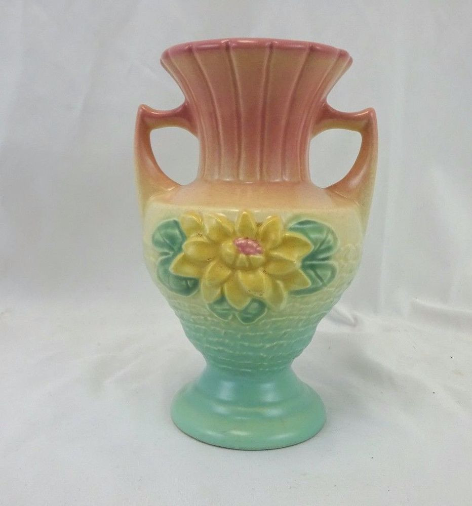 hull art pottery wildflower vase of hull art flower vase ceramic pink green ivory 6 5 for the home intended for hull art flower vase ceramic pink green ivory 6 5