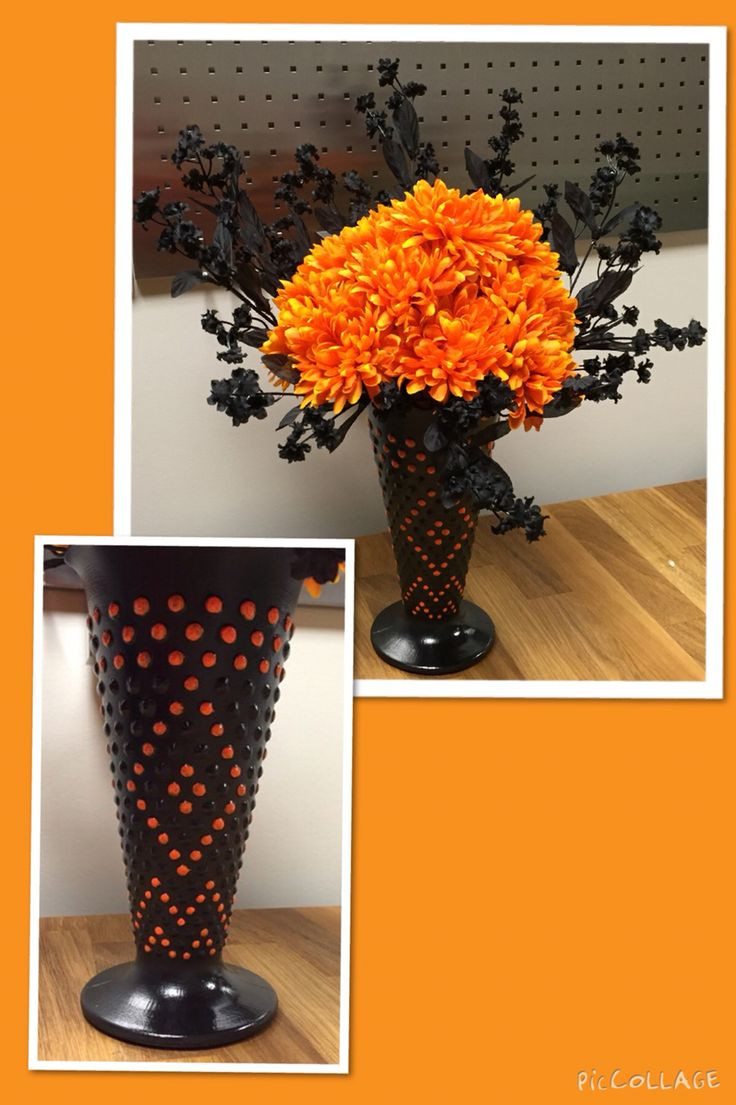 15 Famous Hurricane Vases Michaels 2024 free download hurricane vases michaels of best 30 my creations ideas on pinterest halloween 2013 butternut within halloween vase and flower arrangement bought vase at flea market for 75 cents painted