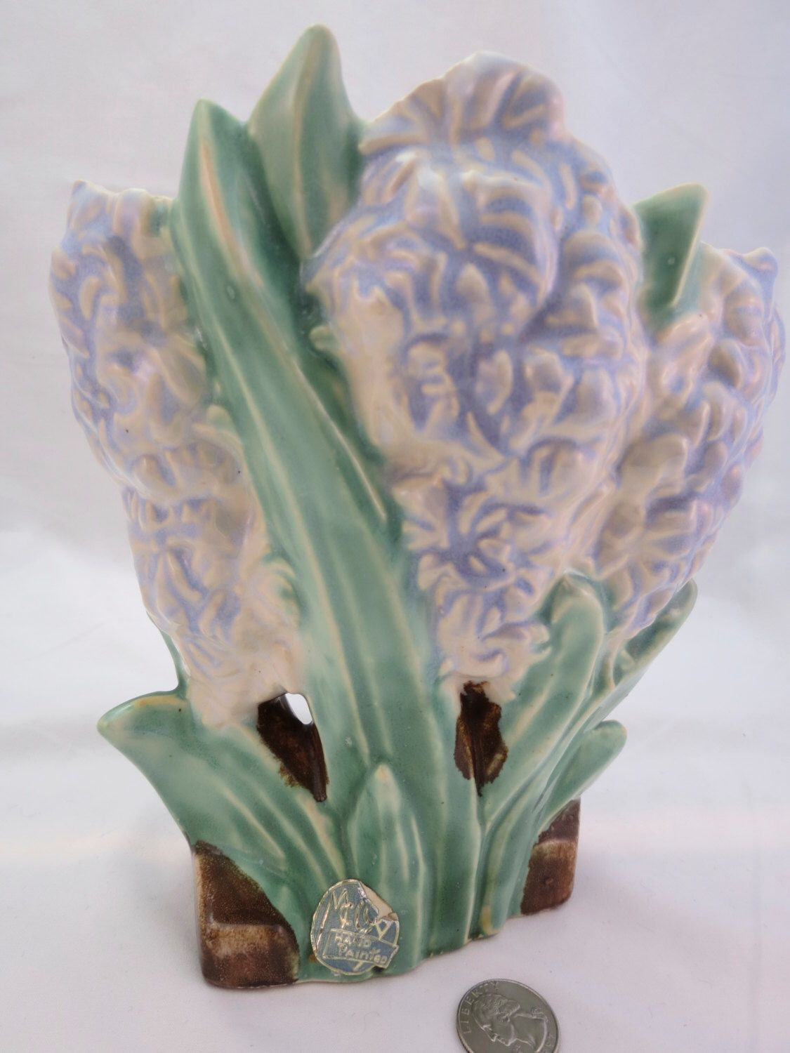 hyacinth in glass vase of vintage mccoy blue hyacinth vase c 1950 by mccoypotterylovers on regarding vintage mccoy blue hyacinth vase c 1950 by mccoypotterylovers on etsy https