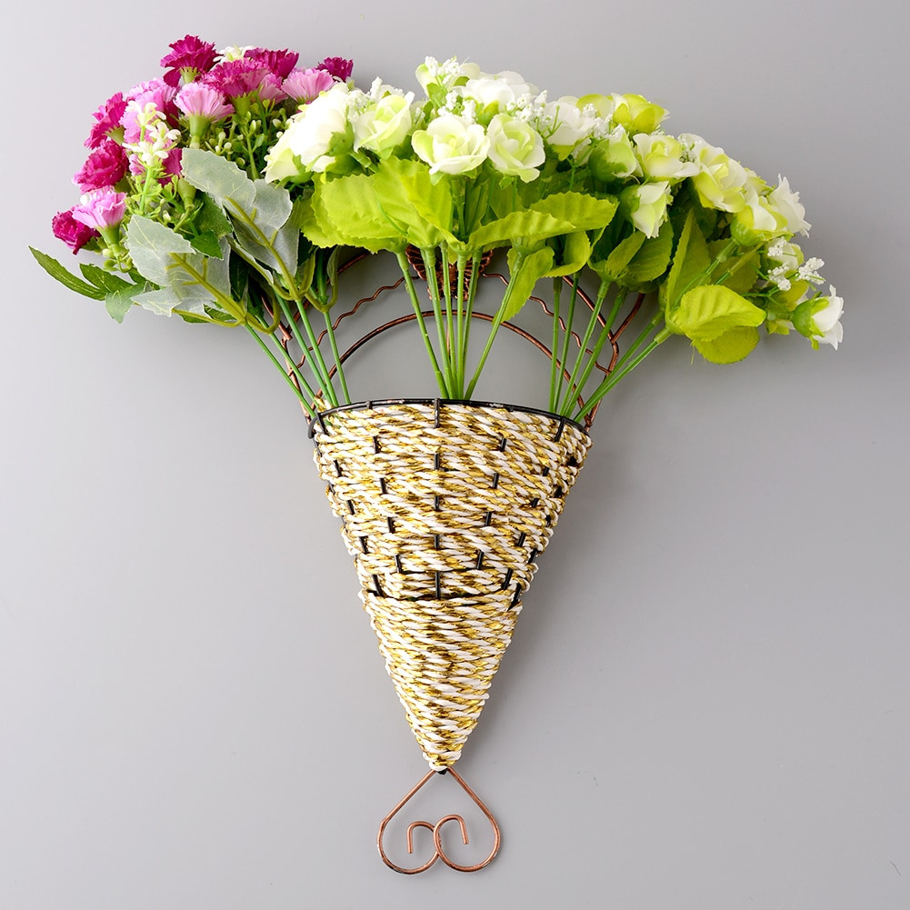 29 Unique Ice Cream Vase 2024 free download ice cream vase of new lovely handmade sector wall hanging basket craft fake flower with regard to new lovely handmade sector wall hanging basket craft fake flower vase holder cafe office hom