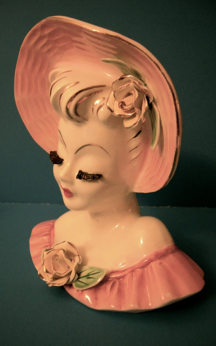 23 Famous Inarco Lady Head Vase 2024 free download inarco lady head vase of 1000 best design that i love images on pinterest wall pockets pertaining to vintage pink head vase lady with off the shoulder dress flowers and sunhat