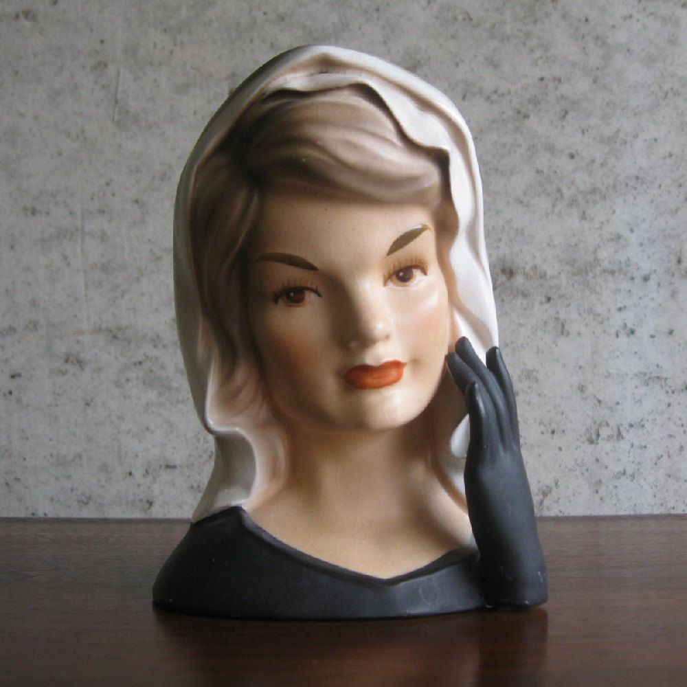 inarco lady head vase of cicra 1964 jackie kennedy inacro head vase doll head vases pinterest with cicra 1964 jackie kennedy inacro head vase