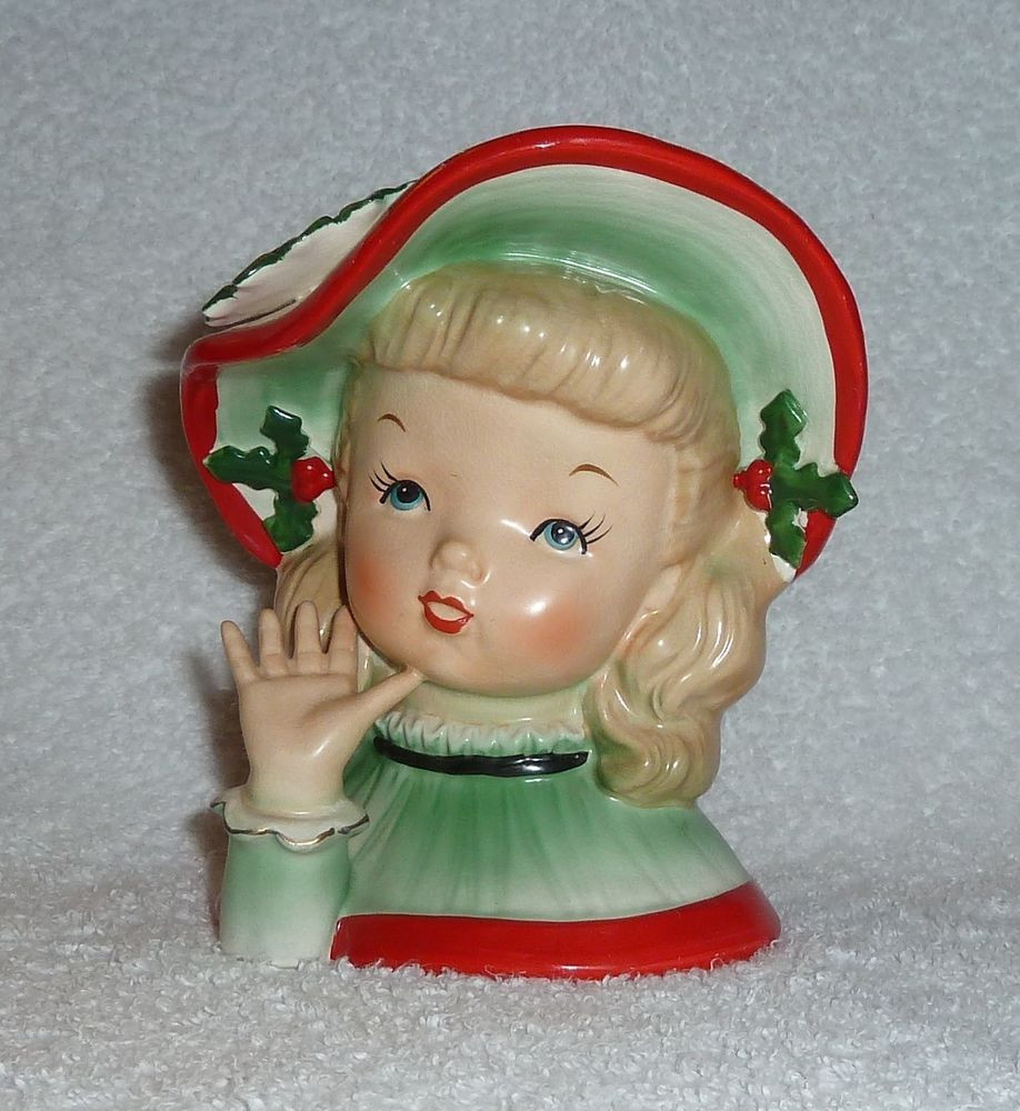 23 Famous Inarco Lady Head Vase 2024 free download inarco lady head vase of vintage christmas napco girl head vase 1957 headvase planter holly pertaining to vintage christmas napco girl head vase 1957 planter holly green red cute