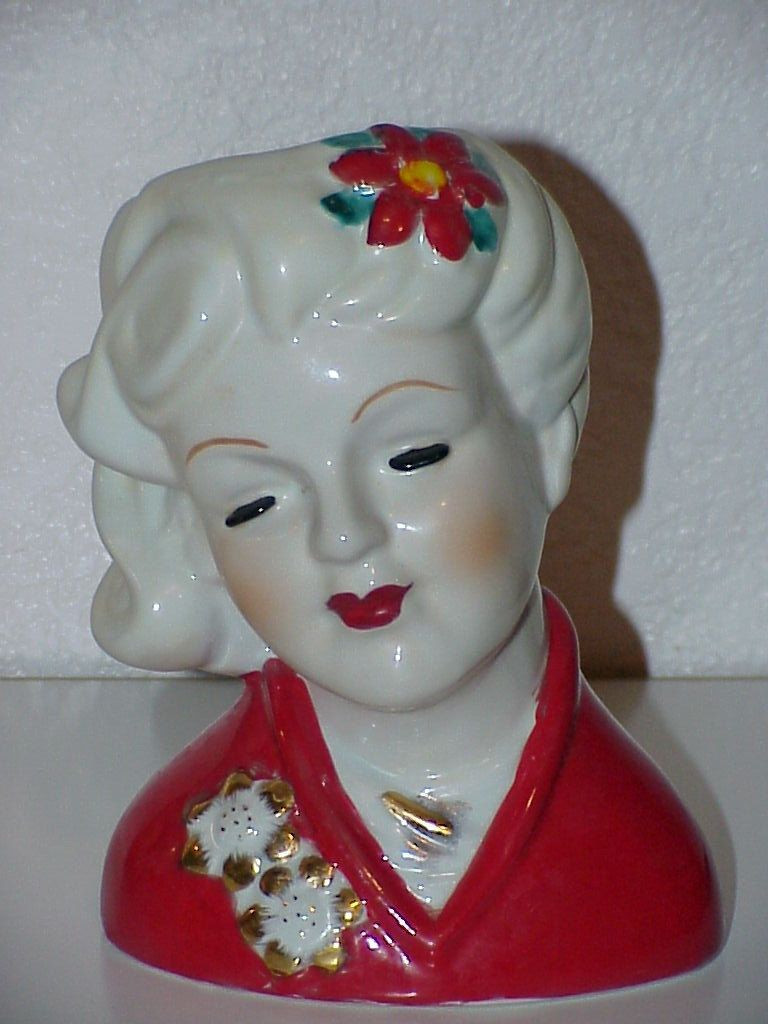 23 Famous Inarco Lady Head Vase 2024 free download inarco lady head vase of vintage headvase head vase nippon hand painted lady in red in vintage headvase head vase nippon hand painted