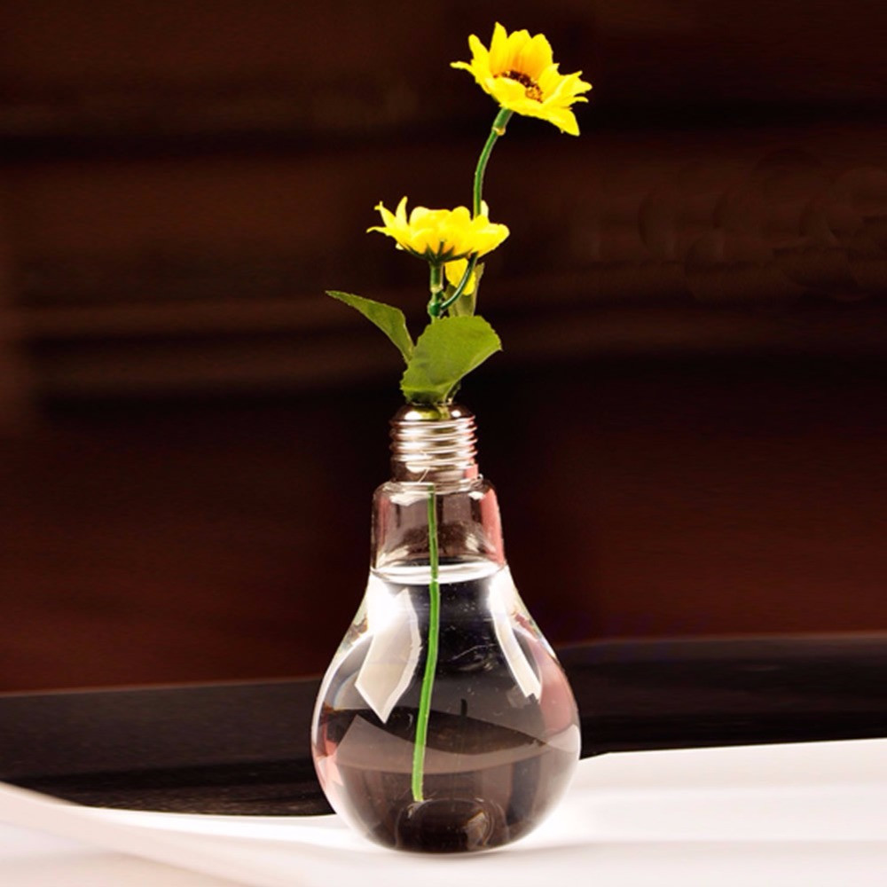 japanese glass vase of stand light bulb shape glass vase flower plant container pot home with stand light bulb shape glass vase flower plant container pot home decoration jj2834 in vases from home garden on aliexpress com alibaba group