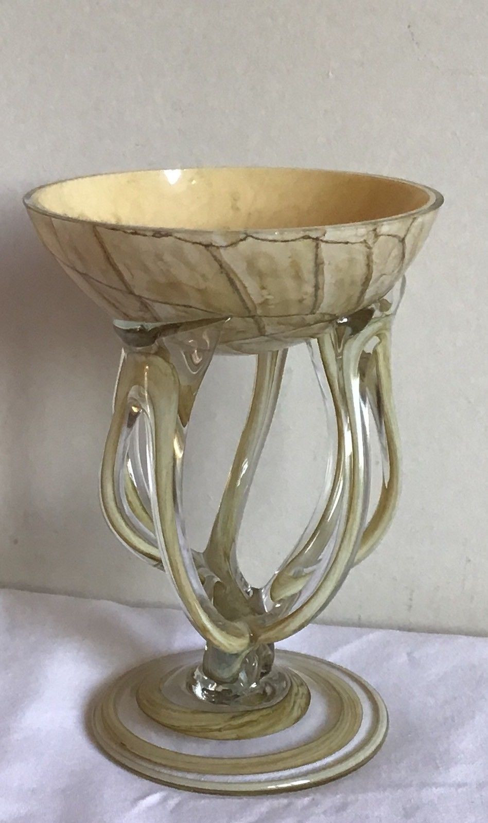 23 Ideal Jozefina Art Glass Vase 2024 free download jozefina art glass vase of rare jozefina krosno art glass compote cream swirled octopus inside rare jozefina krosno art glass compote cream swirled octopus jellyfish vase dish 1 of 7 see mor